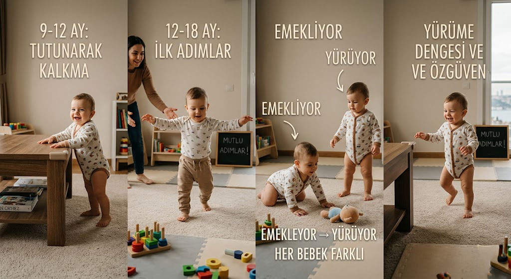 Bebekler Ne Zaman Yürür? Motor Gelişim Takvimi