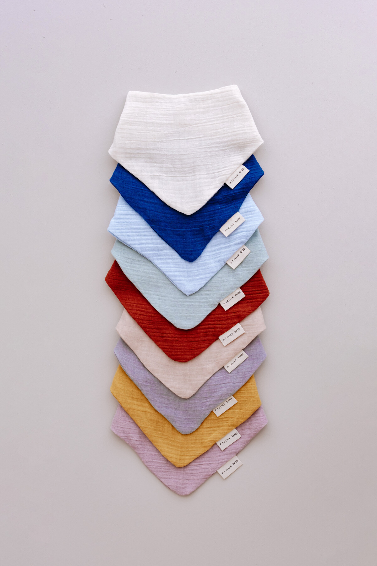 3-Piece Muslin Bib Set    