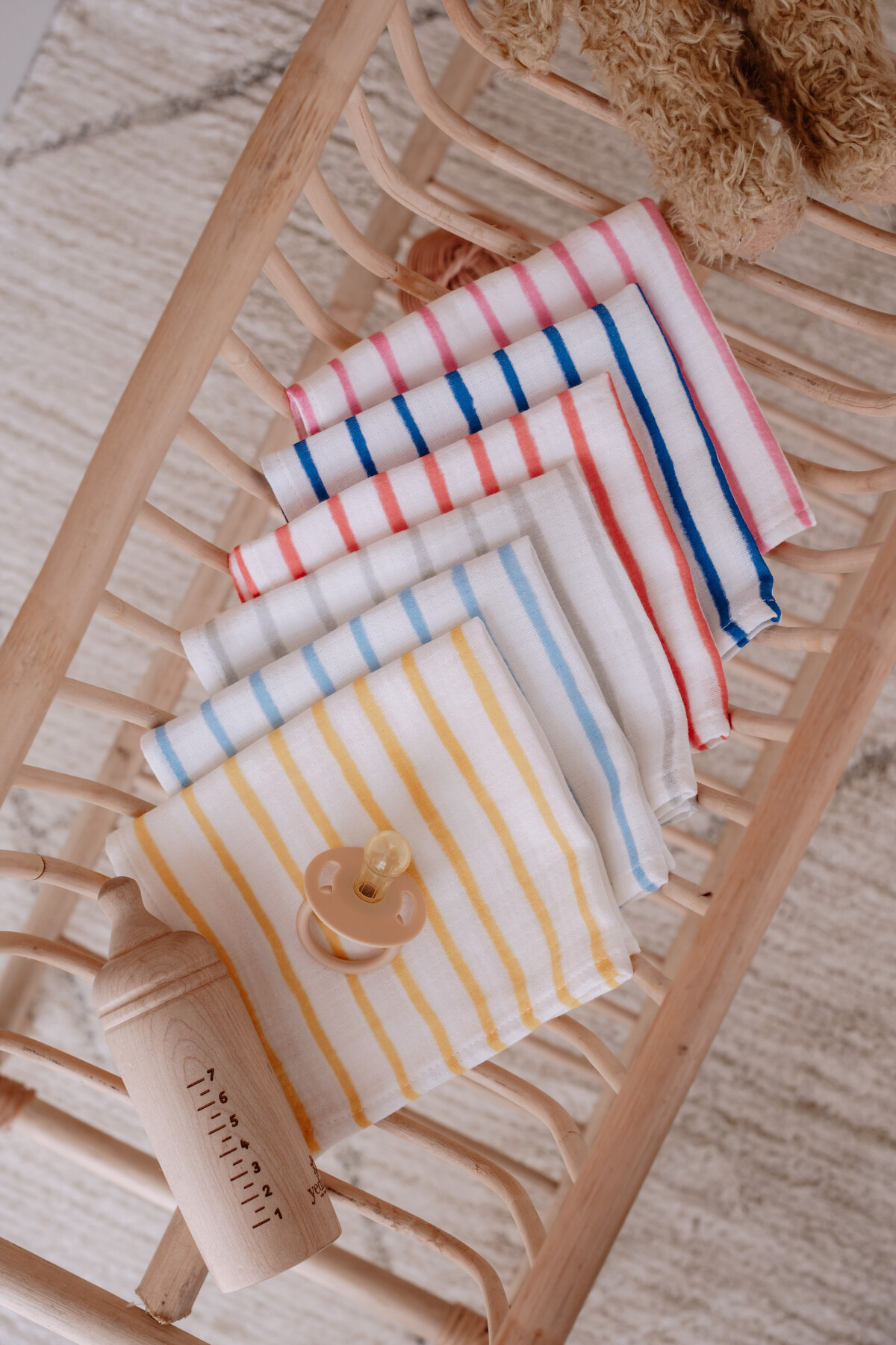 Mouth Cloth - Baby Blue Striped