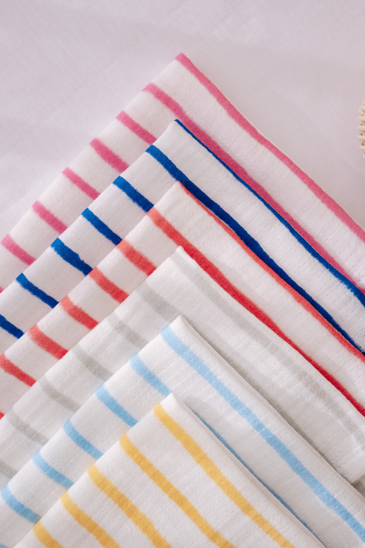 mouth cloth - Pink Striped