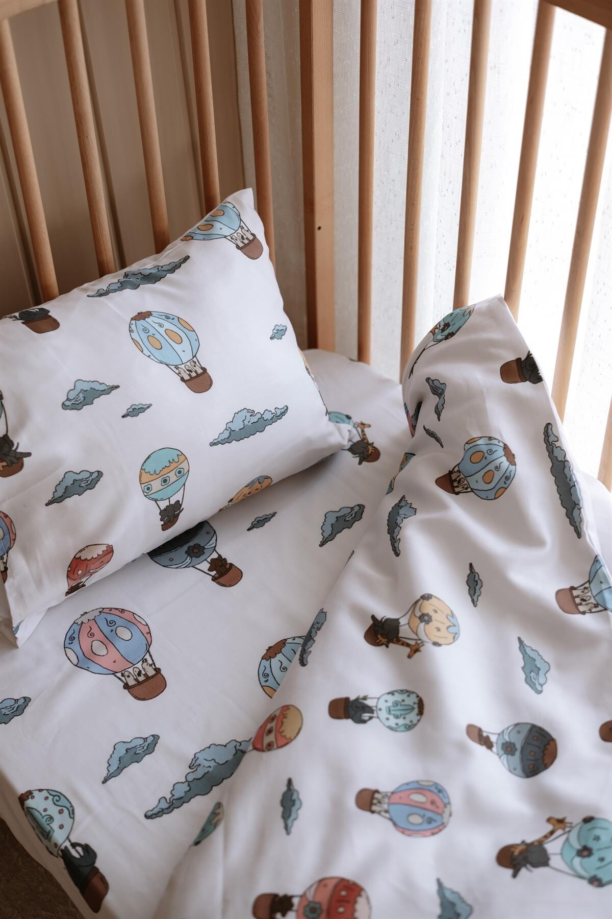 Bebek Nevresim Takımı - Ekru Kapadokya