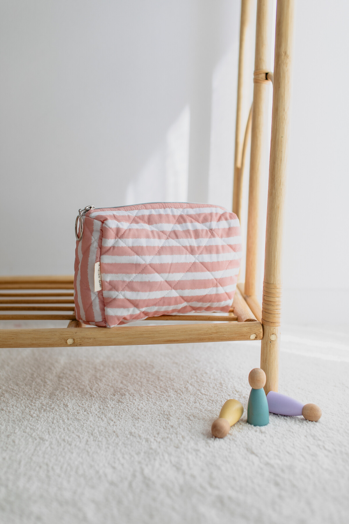 Bebek Bakım Çantası (Küçük) - Pudra