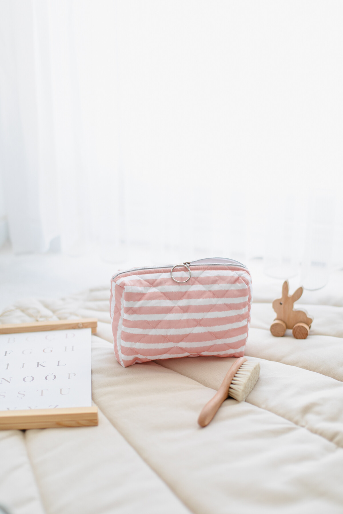 Bebek Bakım Çantası (Küçük) - Pudra