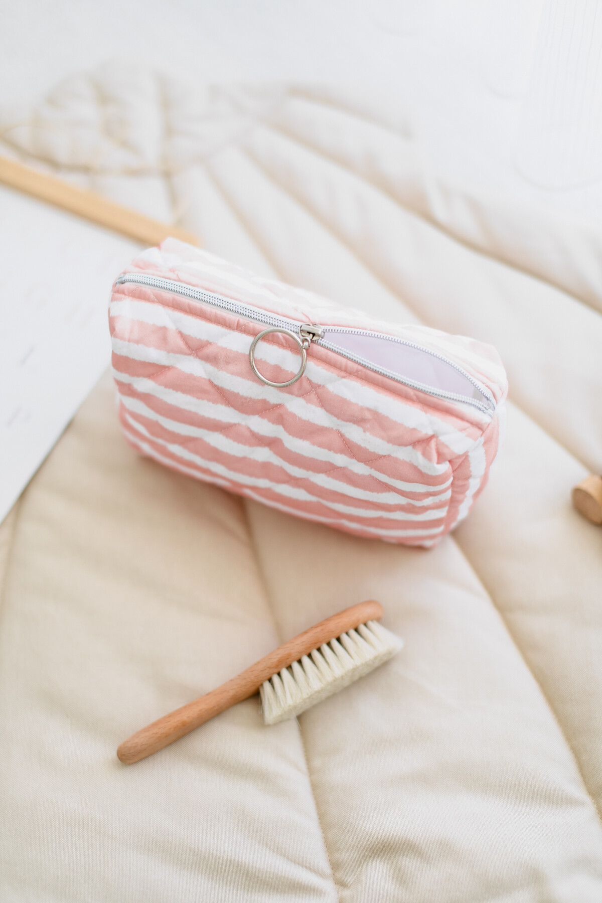 Bebek Bakım Çantası (Küçük) - Pudra