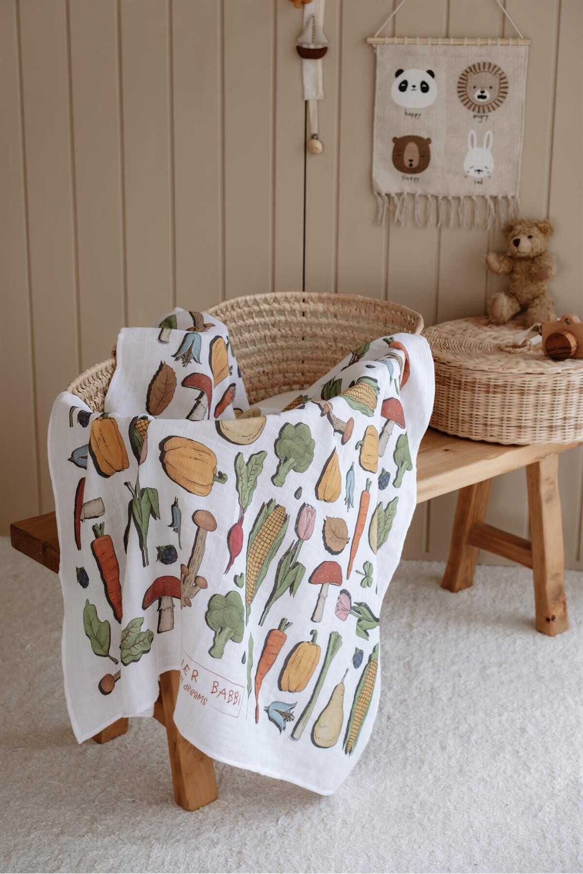 Double Layered Muslin Cover - Harvest Time