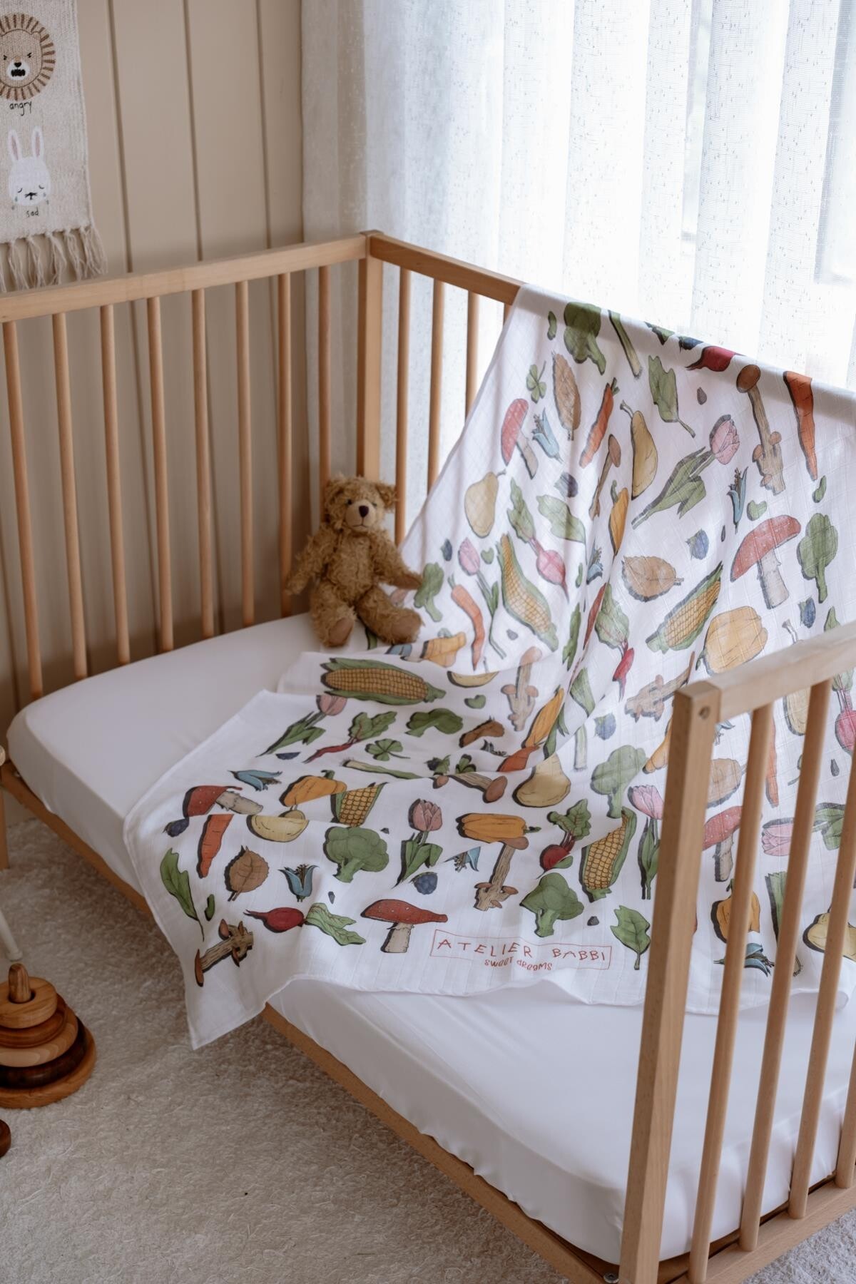 Double Layered Muslin Cover - Harvest Time