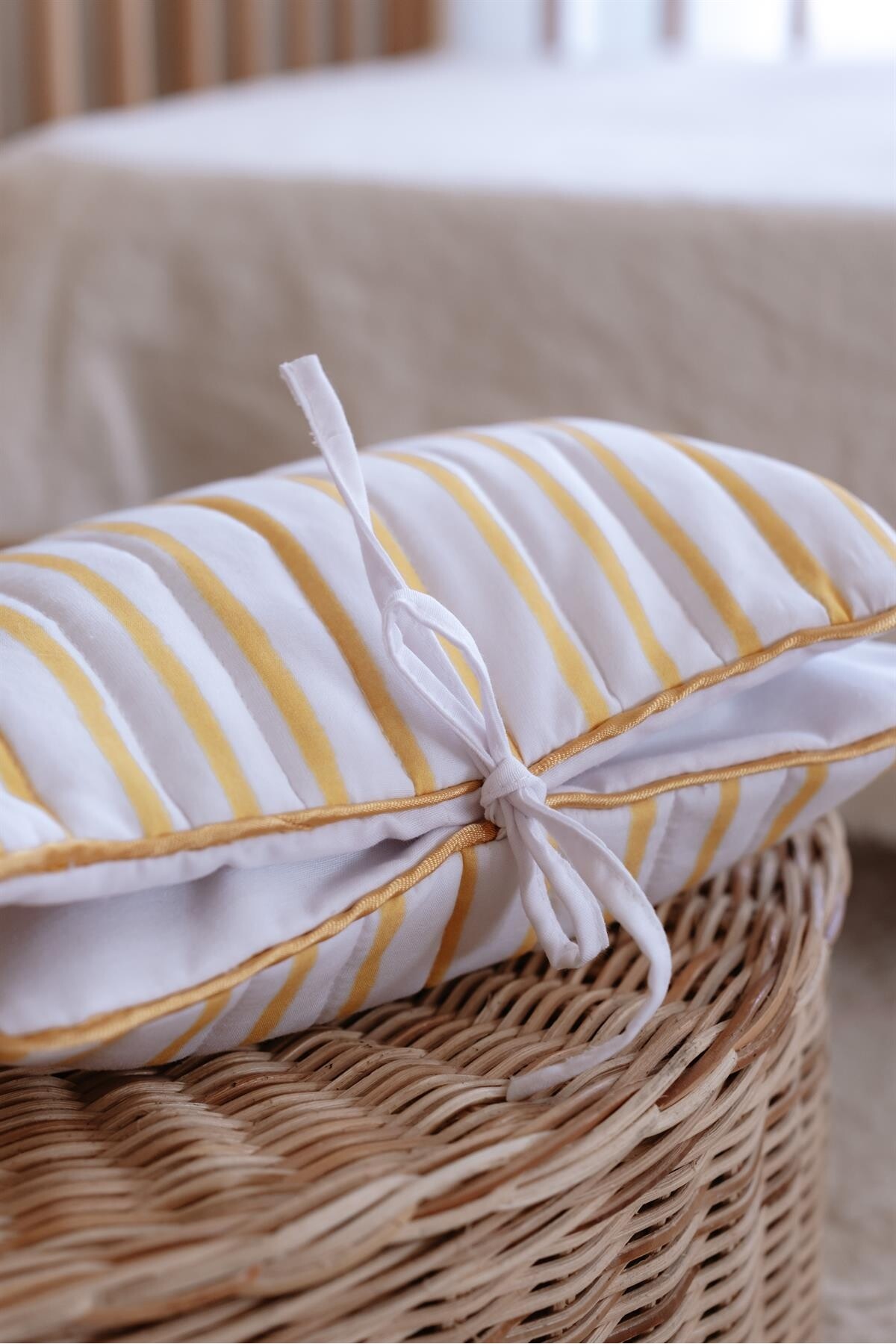 Islak Mendil & Bez Çantası - Sarı Çizgili