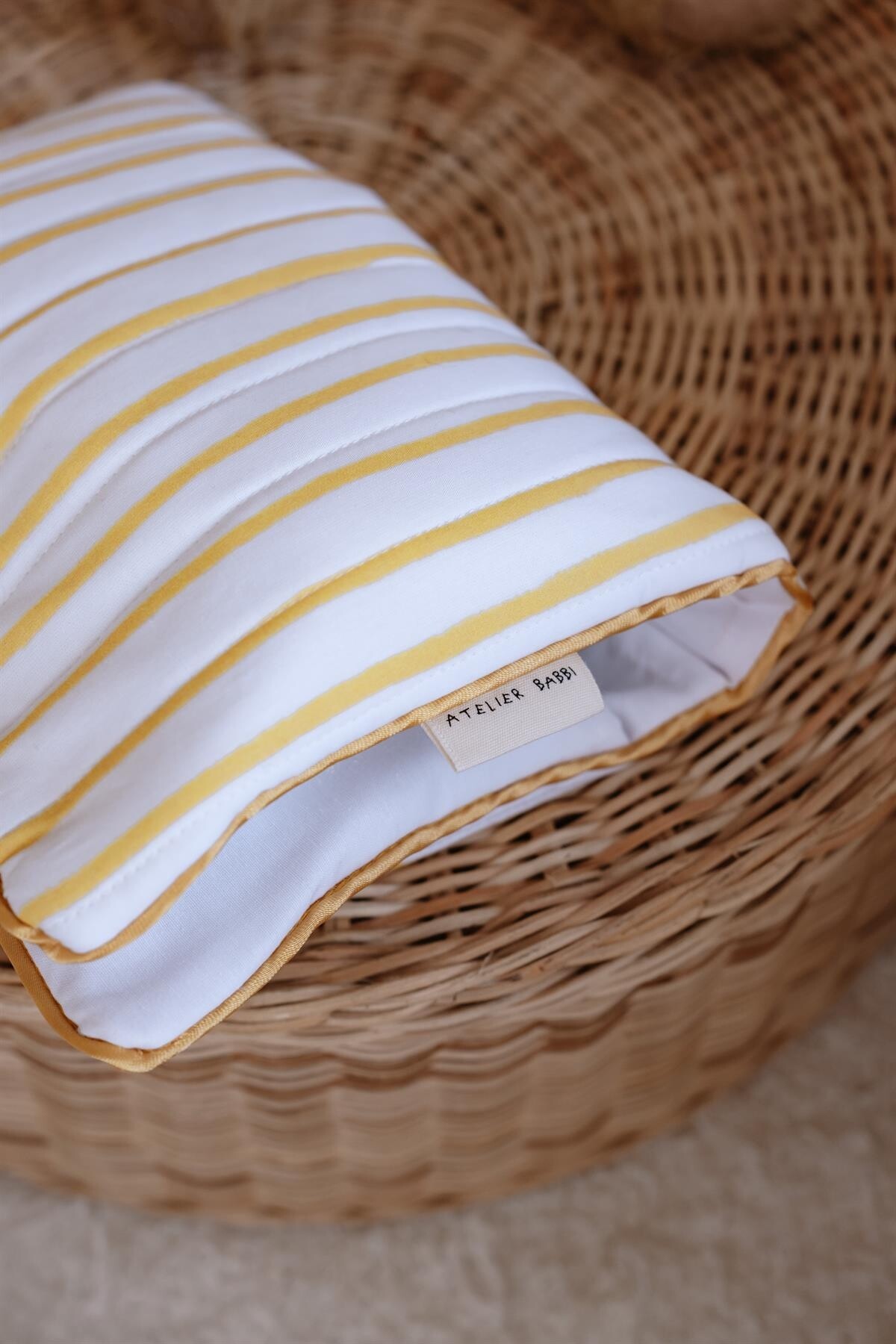 Islak Mendil & Bez Çantası - Sarı Çizgili