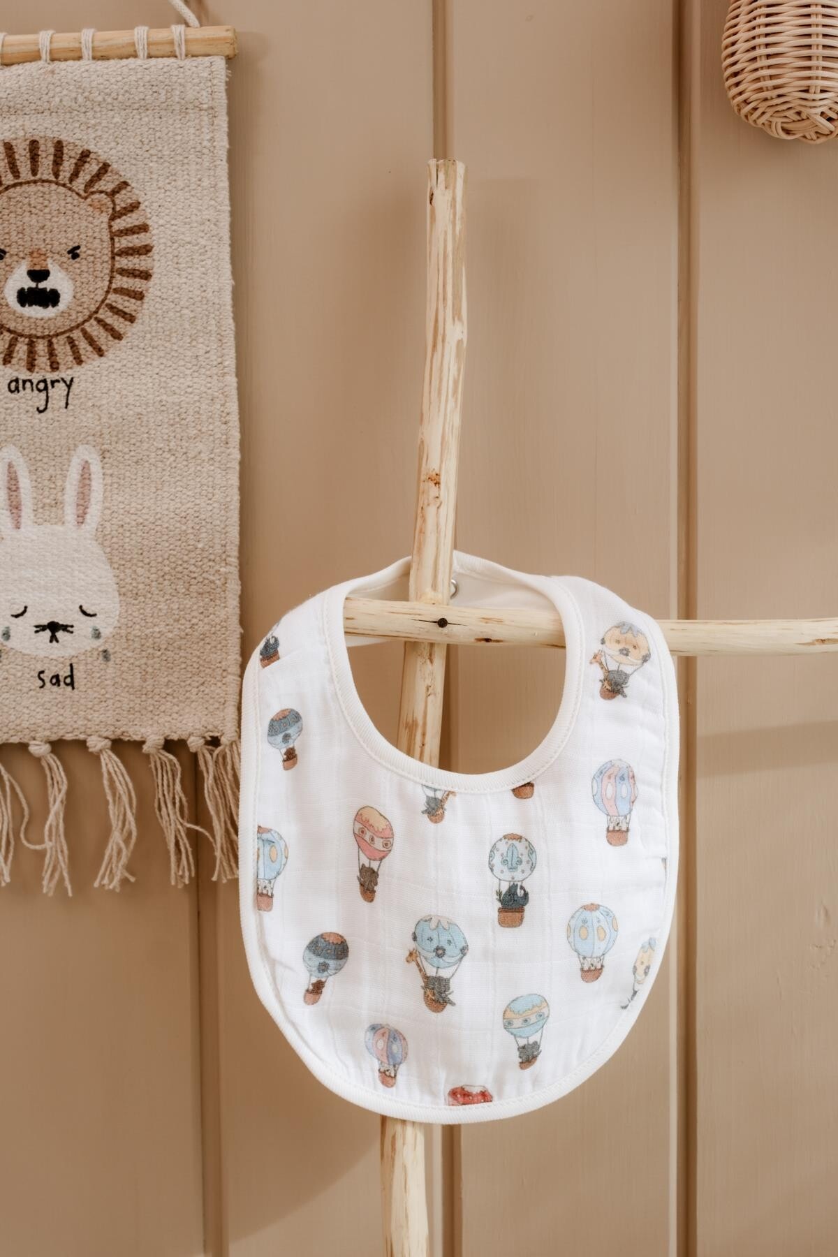 Muslin Burp Cloth & Bib Set  - Cappadocia