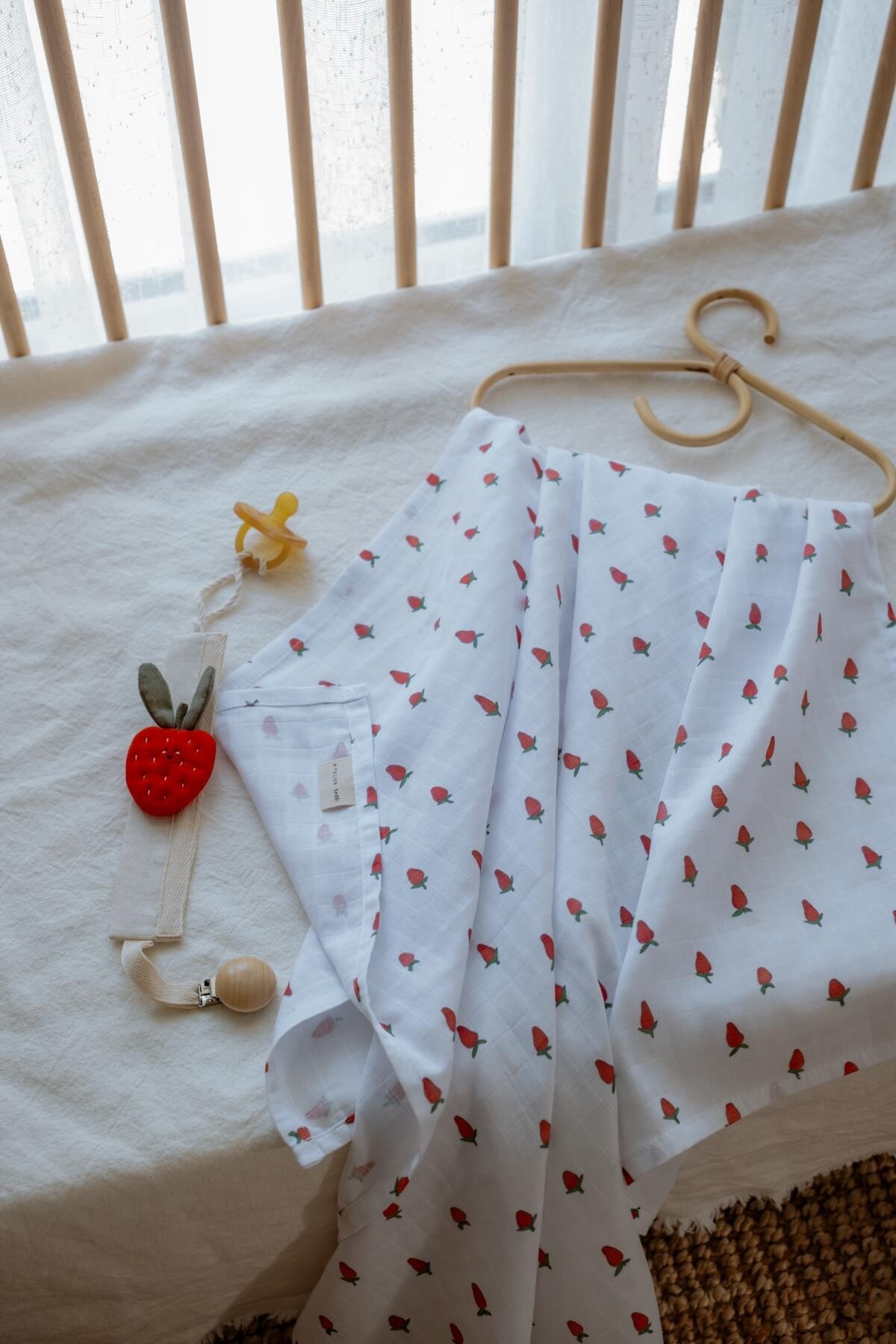 Double-Layer Muslin Blanket - Ladybug