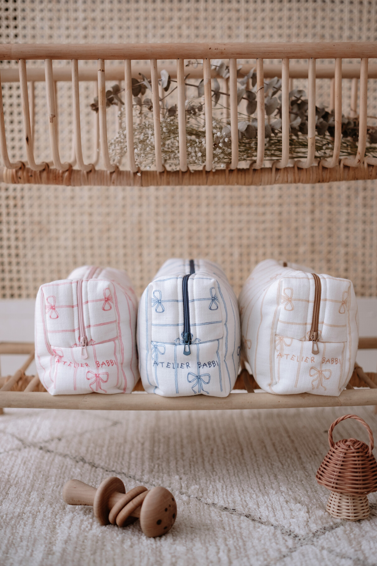 Care Bag - Ribbon / Pink