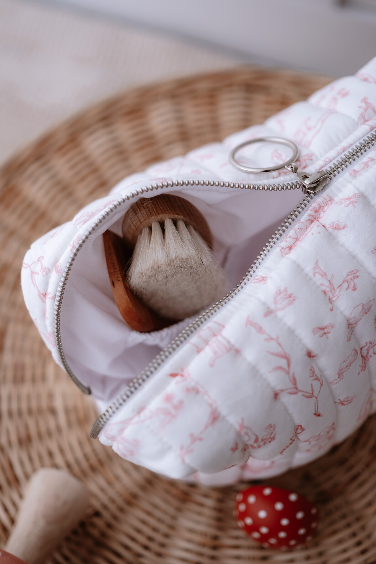 Care Bag - Toile De Jouy / Pink