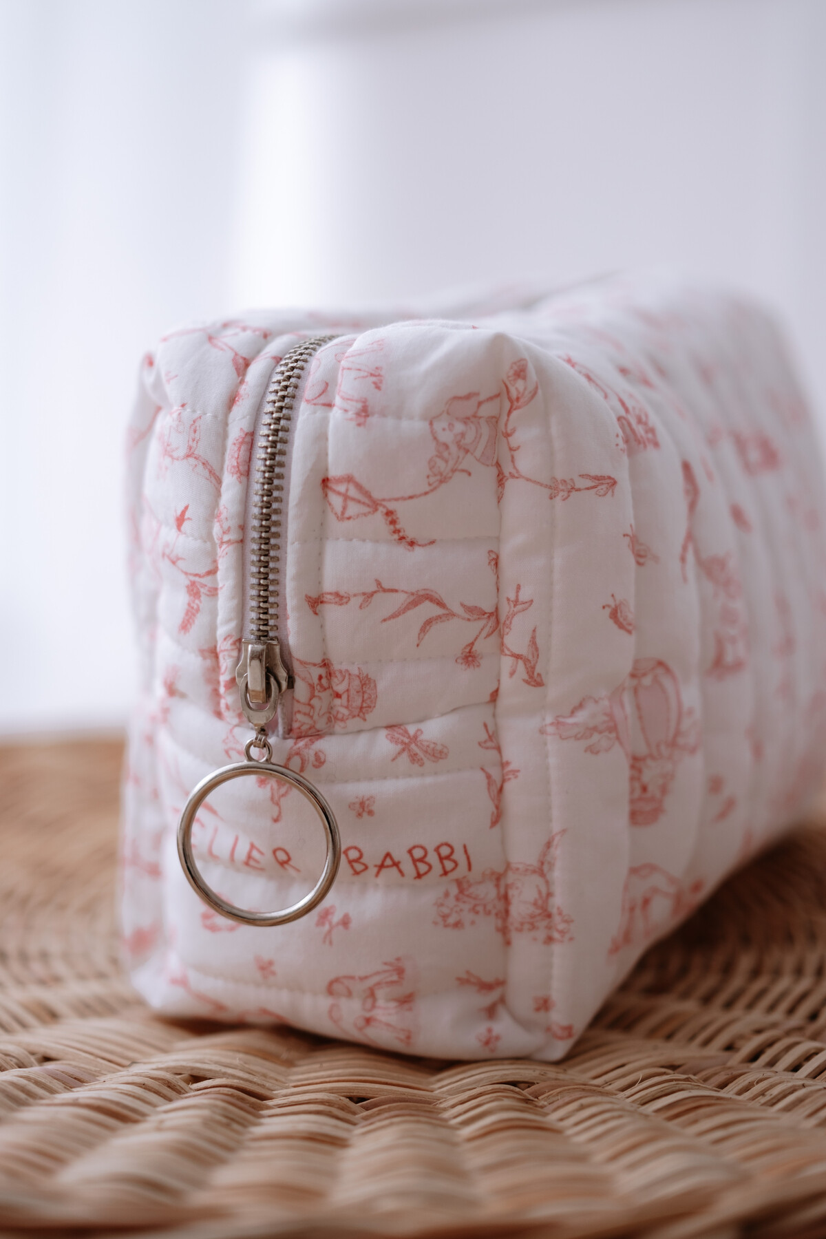 Care Bag - Toile De Jouy / Pink