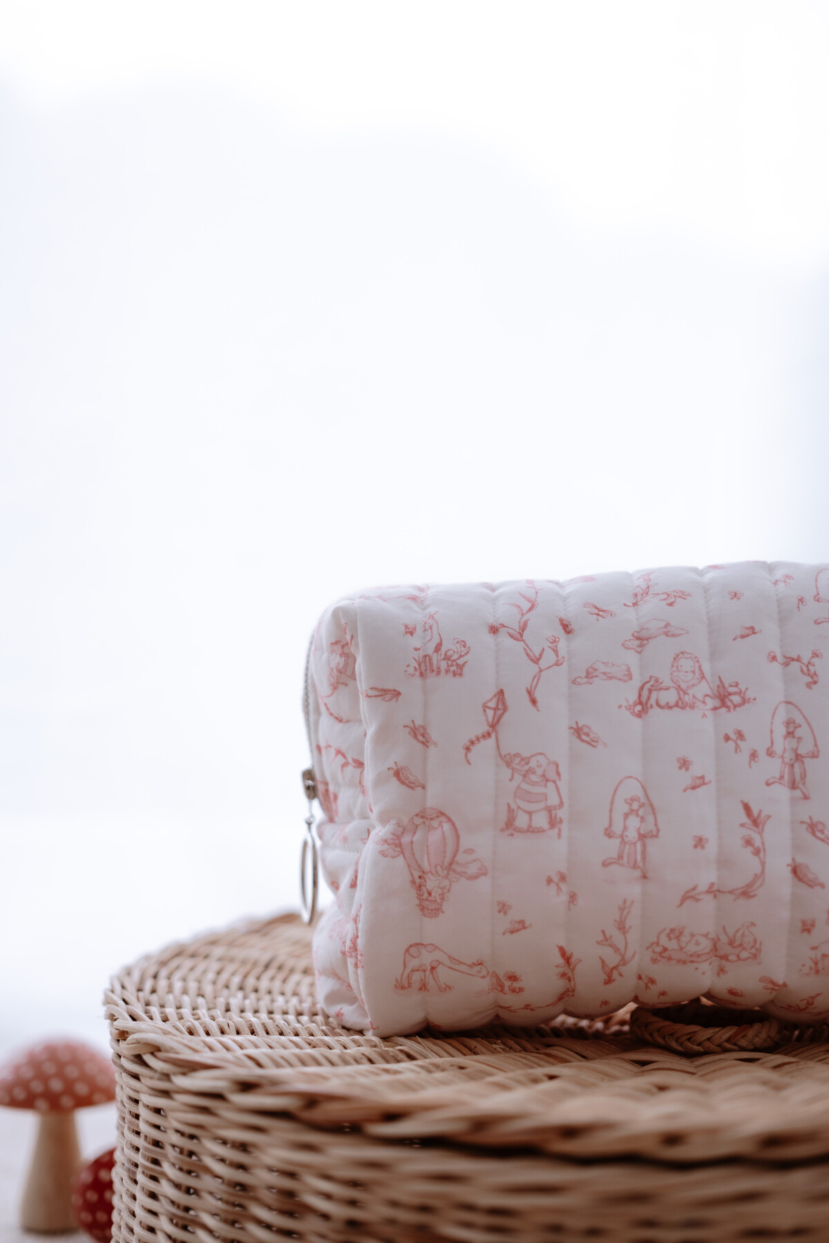 Care Bag - Toile De Jouy / Pink