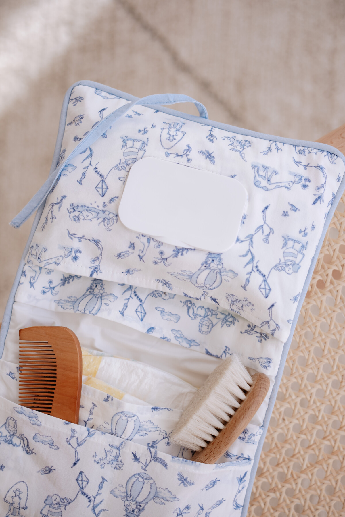 Care Gift Set - Toile De Jouy / Blue