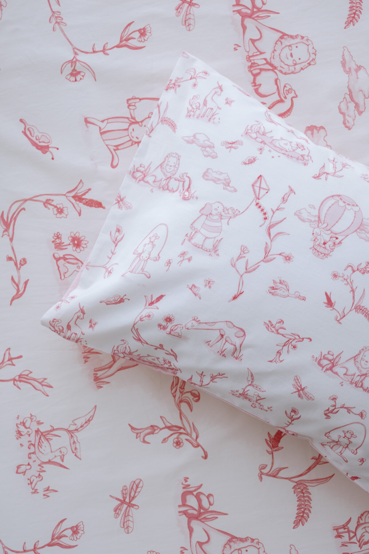 Sheet Set - Toile De Jouy / Pink