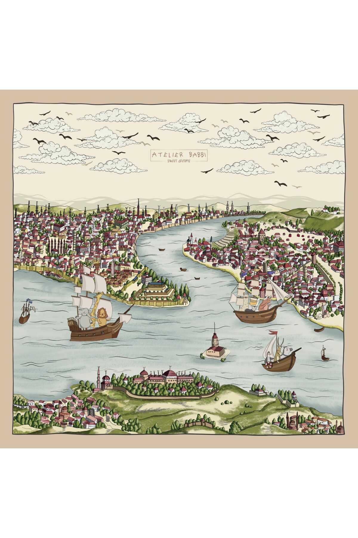 Muslin Swaddle - Istanbul