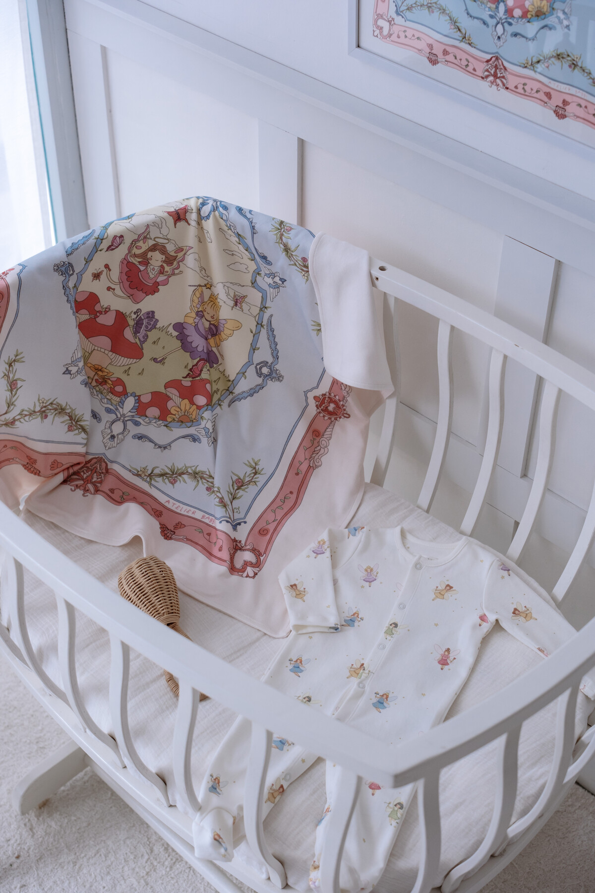 Çift Taraflı Bebek Battaniyesi - Peri Masalı