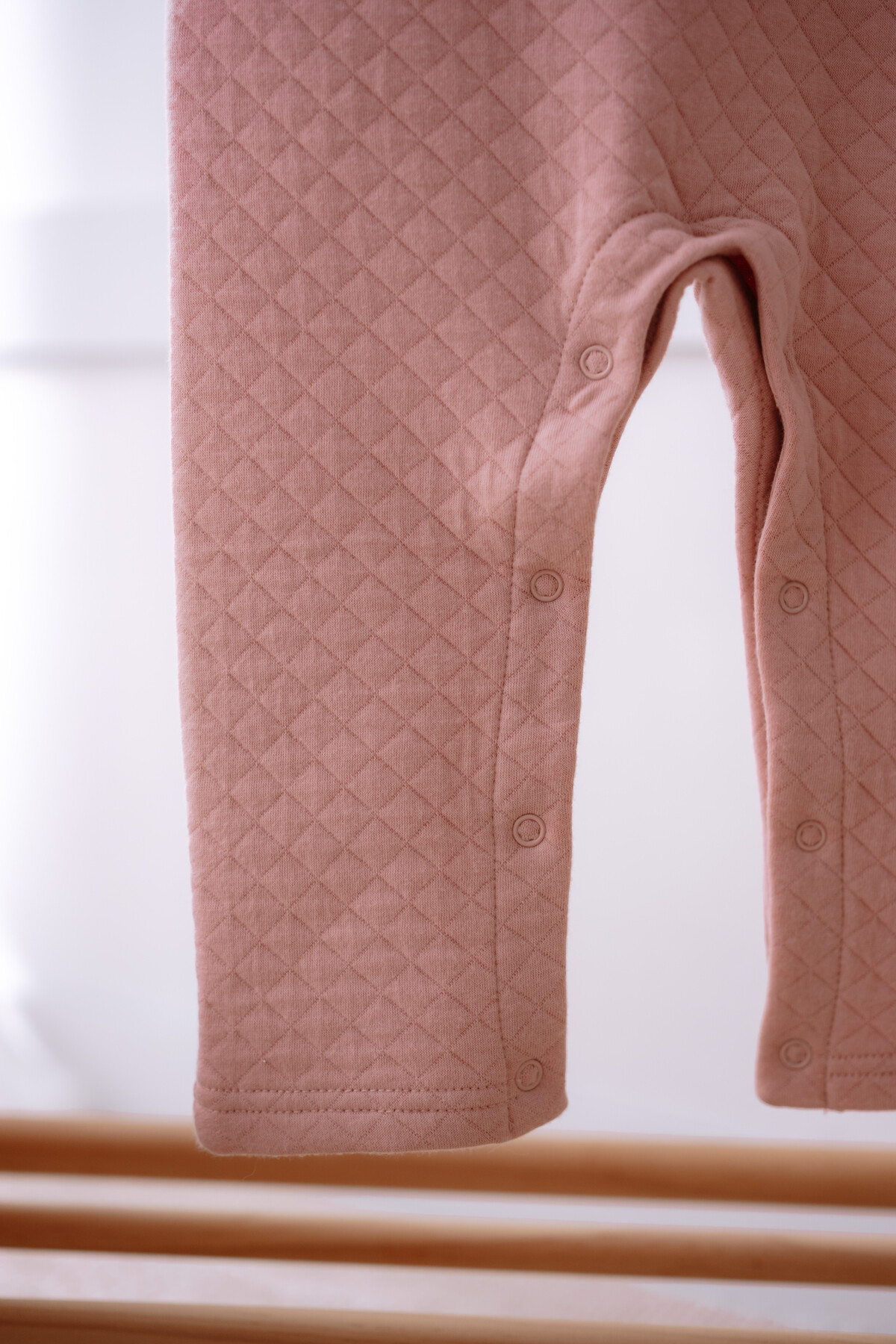 Quilted Jumpsuit - Powder Pink