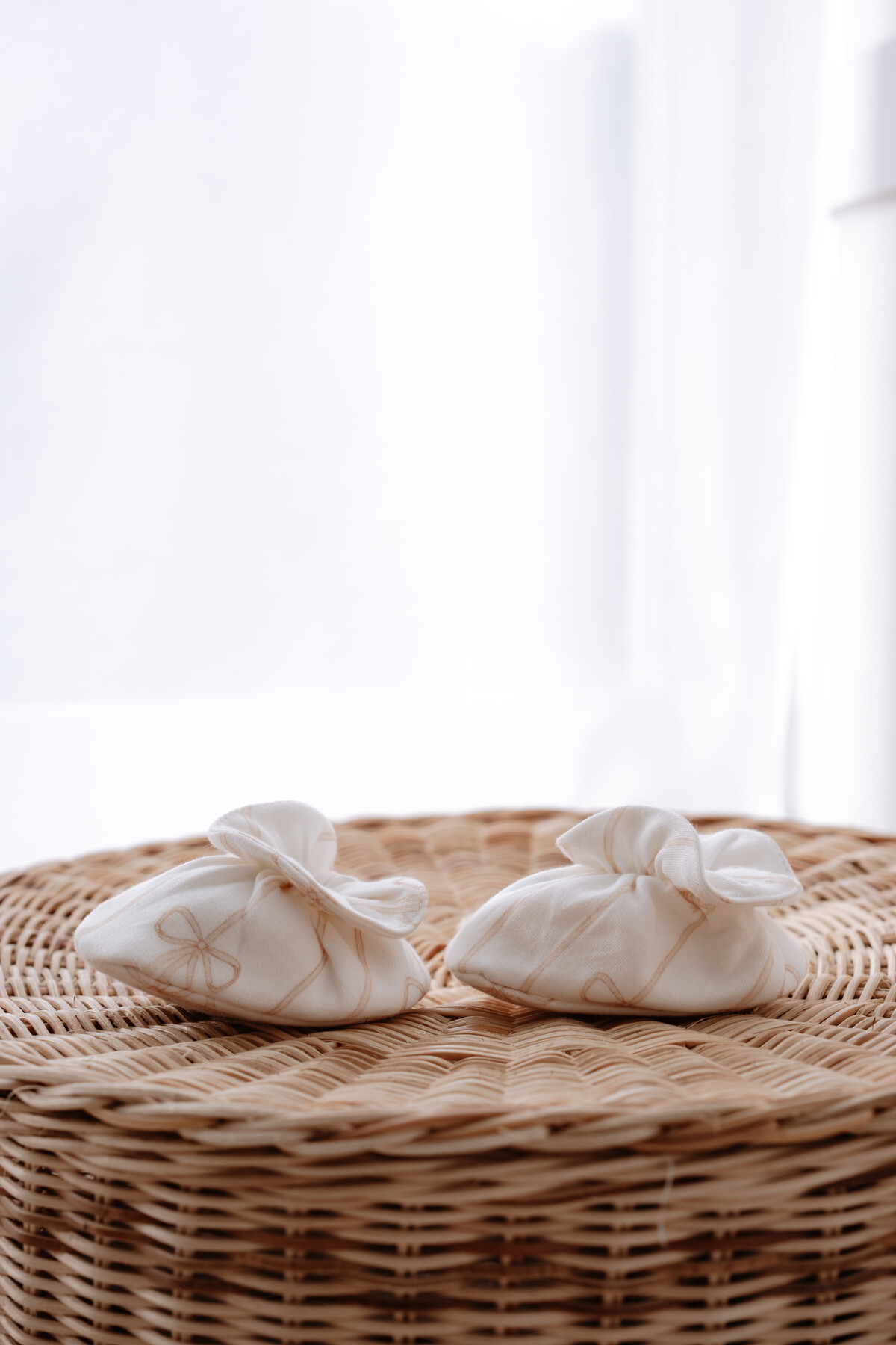 Bebek Patiği - Kurdele / Bej