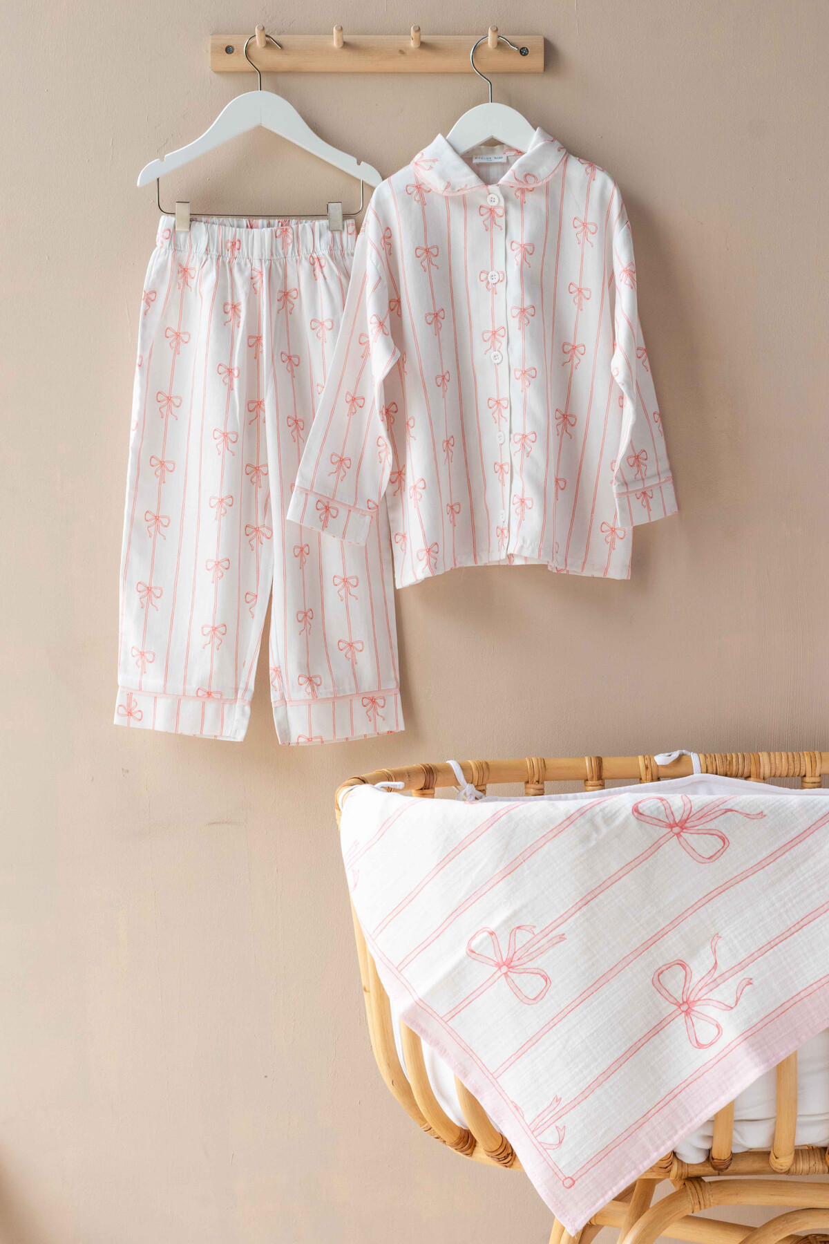 Pyjama Set - Ribbon / Pink