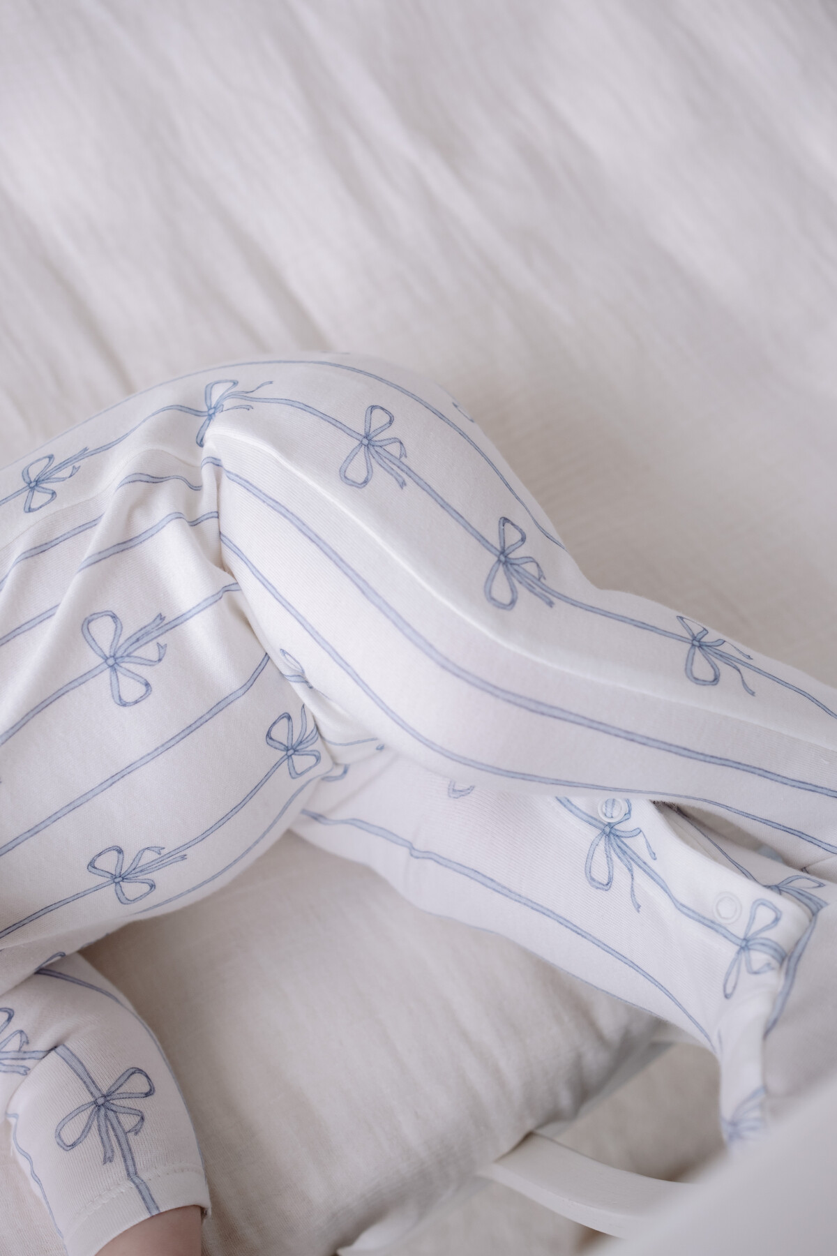 Bebek Tulum - Kurdele / Mavi