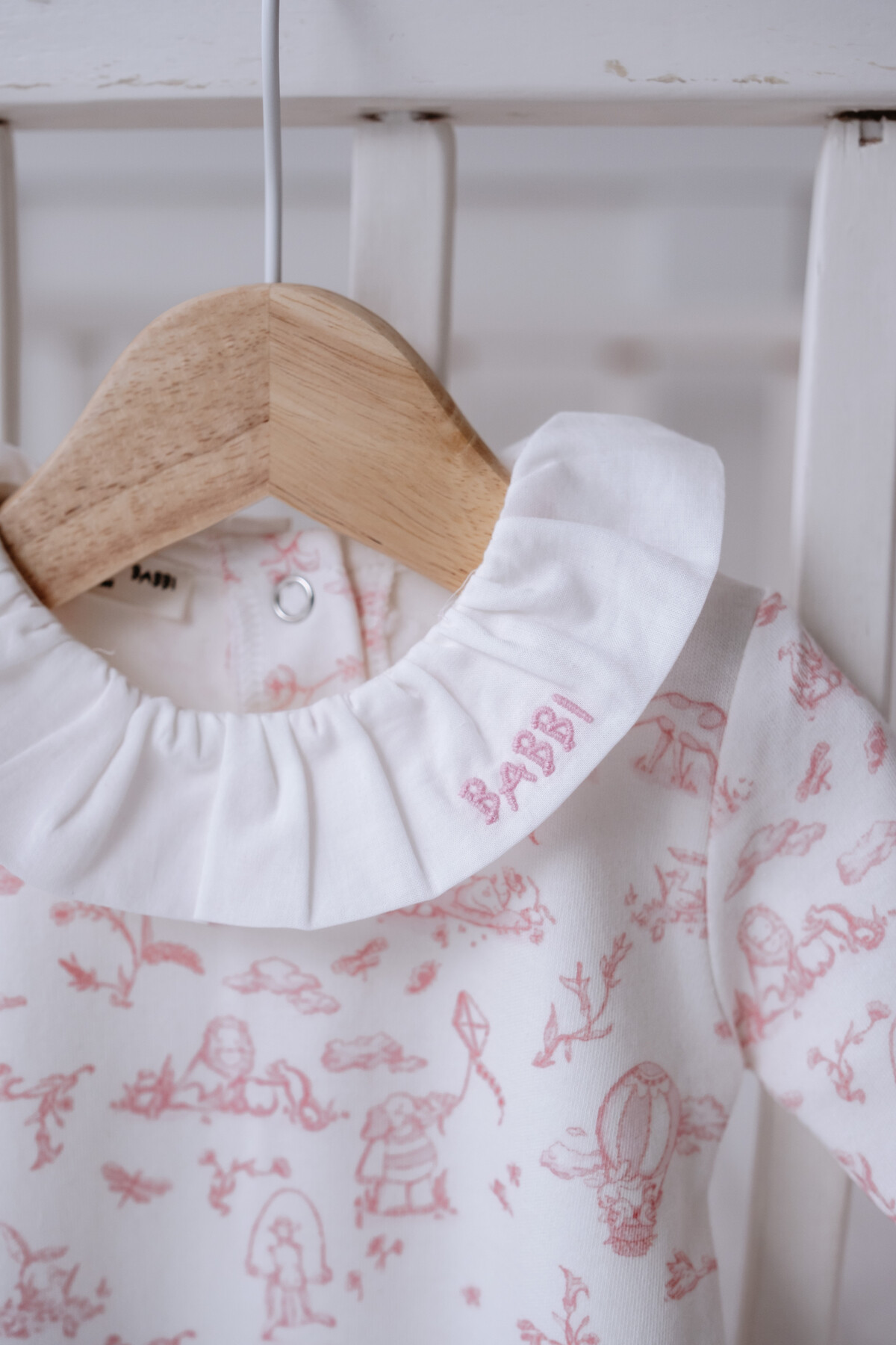 Bebek Tulum - Toile De Jouy / Pembe