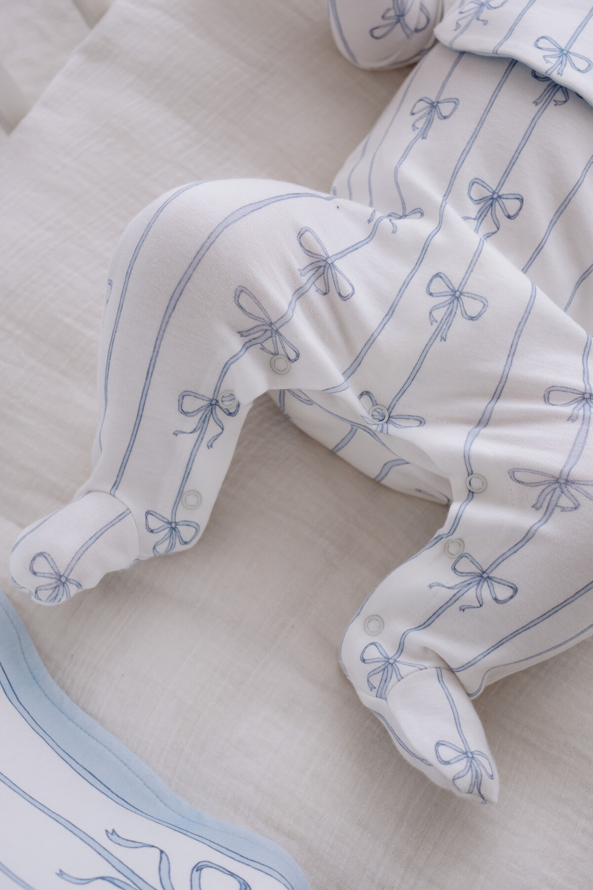 Newborn Set (5 Piece) - Ribbon/Blue