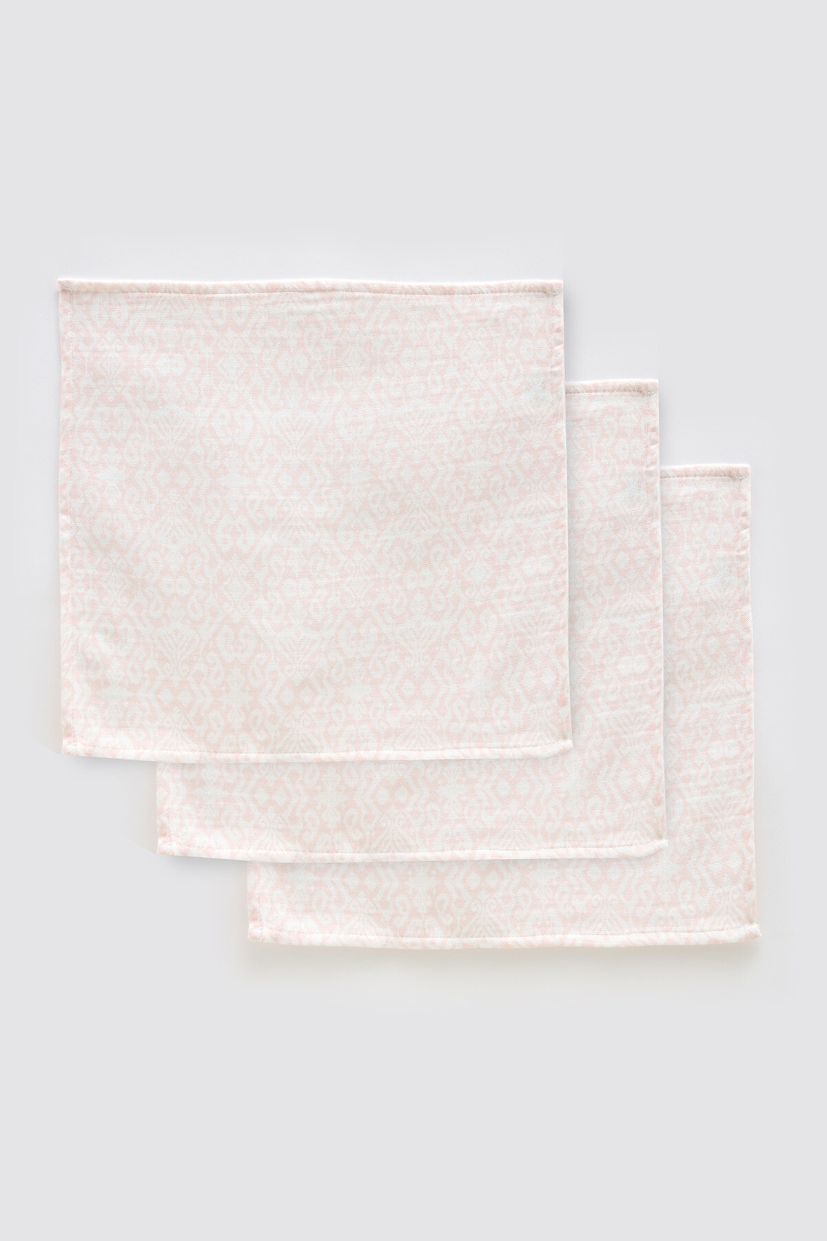 3Lü Ağız Bezi Seti - İkat / Pembe