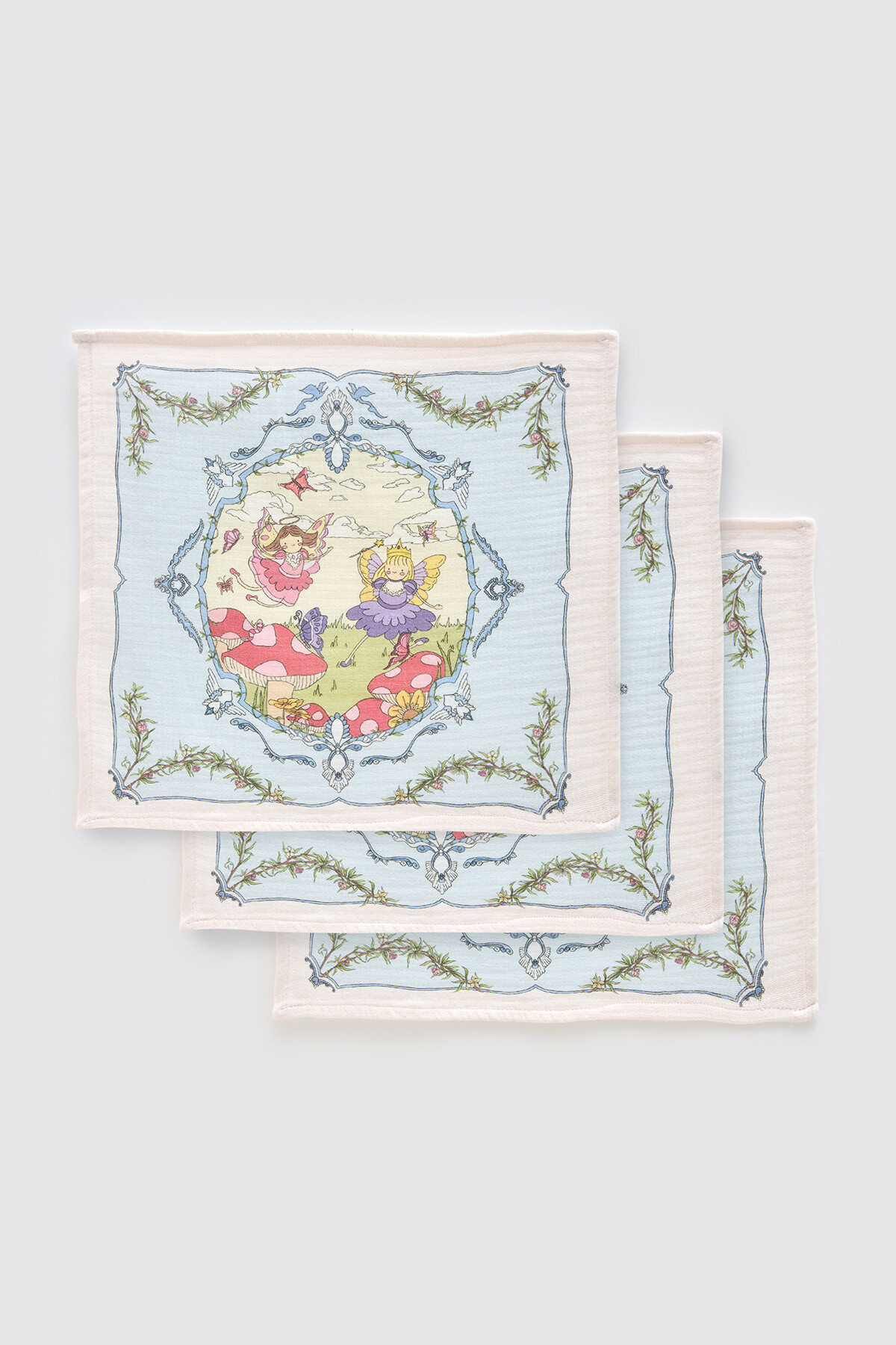 3Lü Ağız Bezi Seti - Peri Masalı