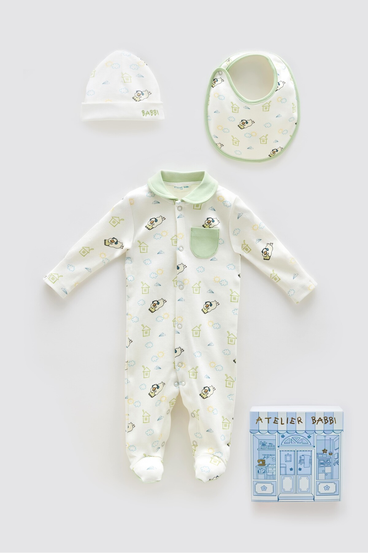 NEWBORN SET (3-PIECE) - PICNIC