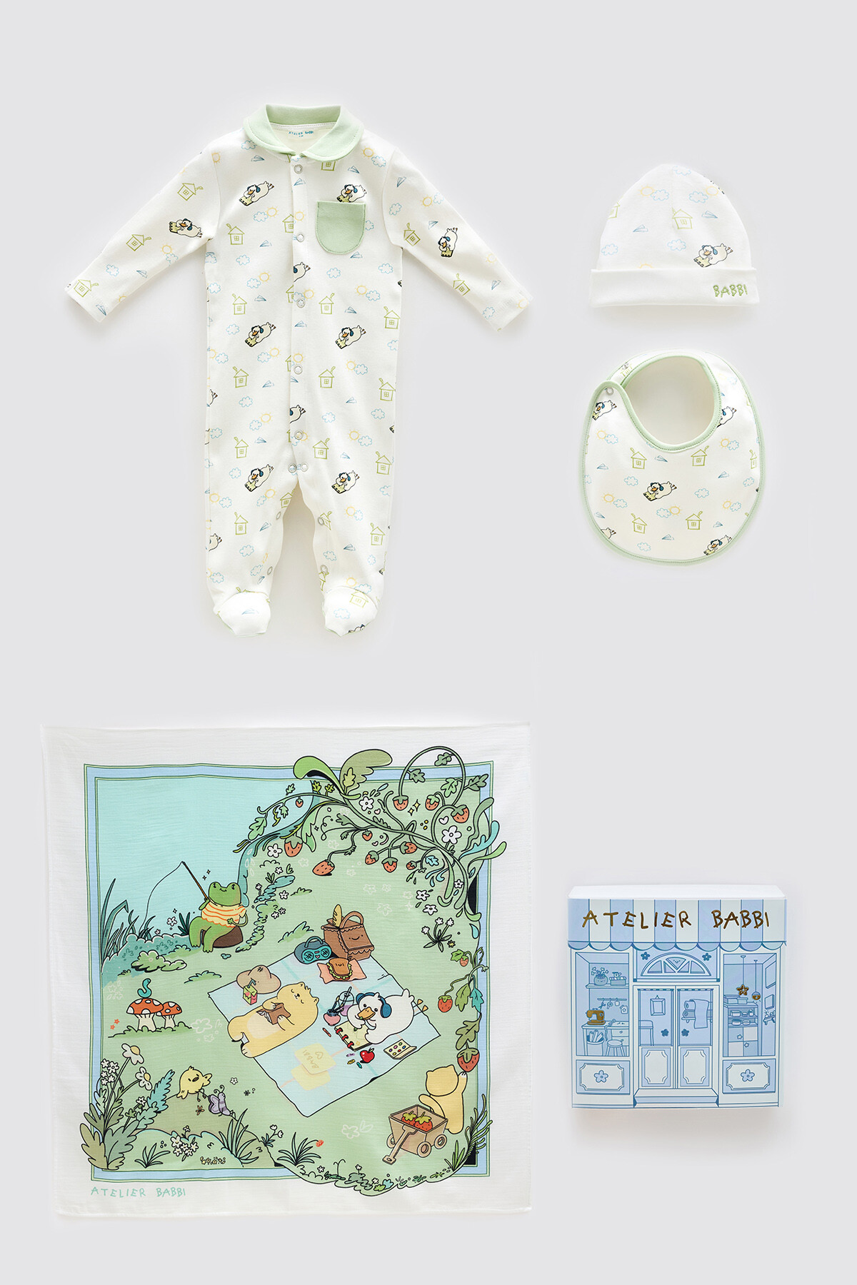 4Lü Yenidoğan Seti - Piknik