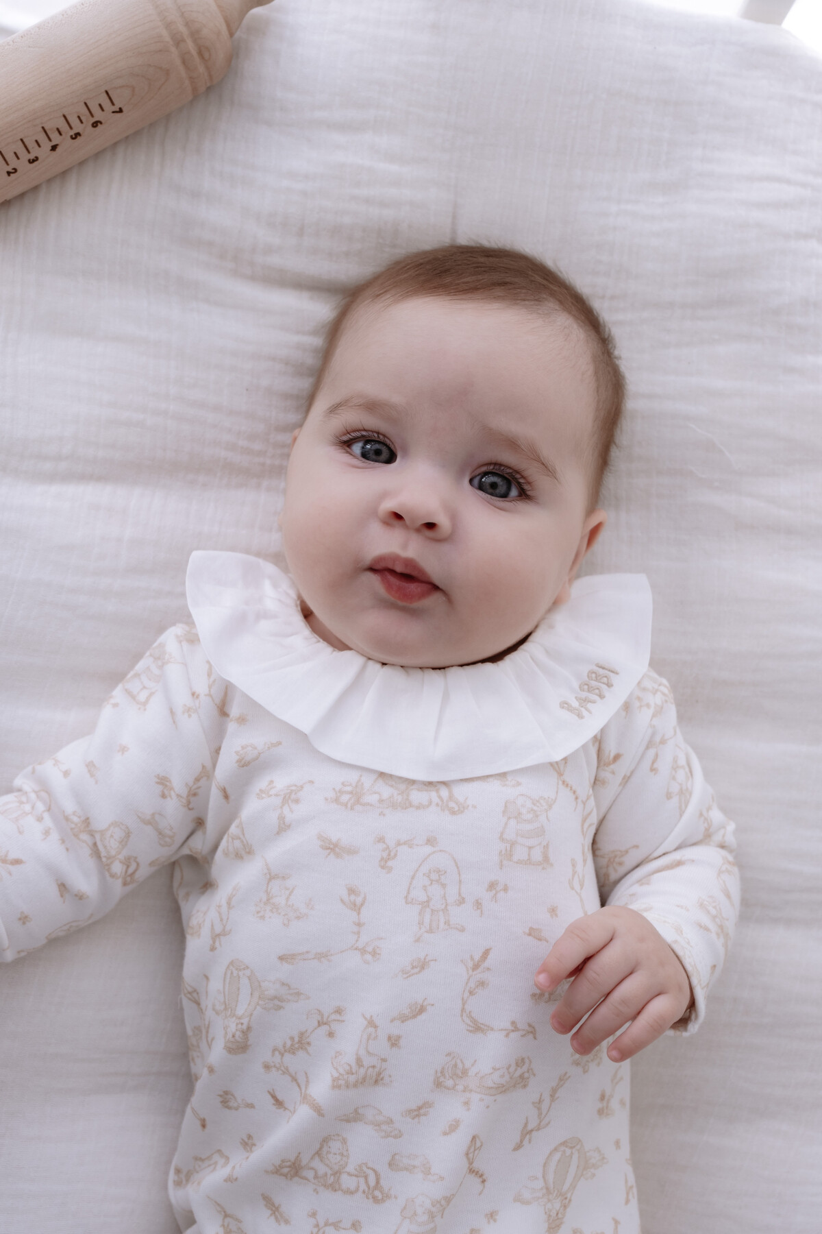 4Lü Yenidoğan Seti - Toile De Jouy / Bej