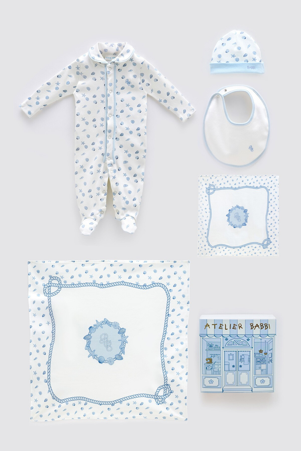 5Li Yenidoğan Seti - Deniz Kabukları