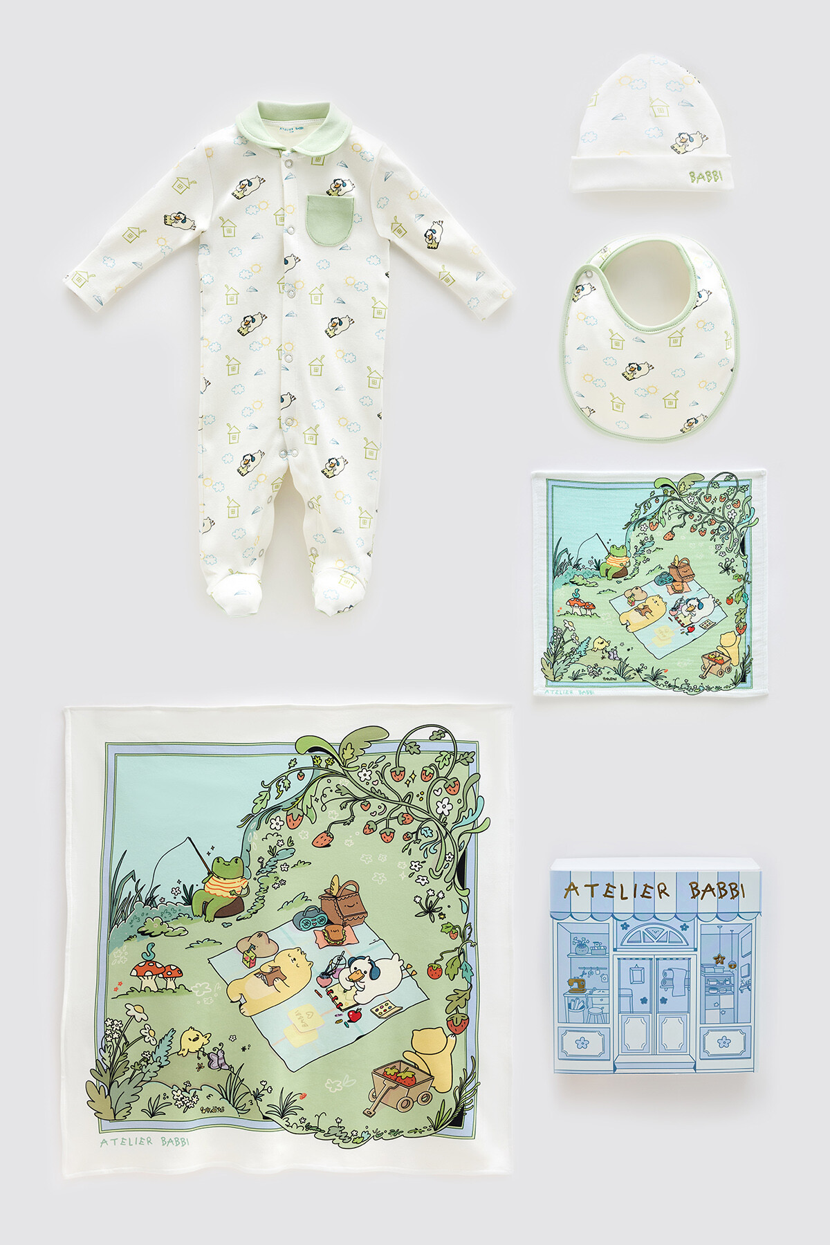 NEWBORN SET (5 PIECE) - PICNIC
