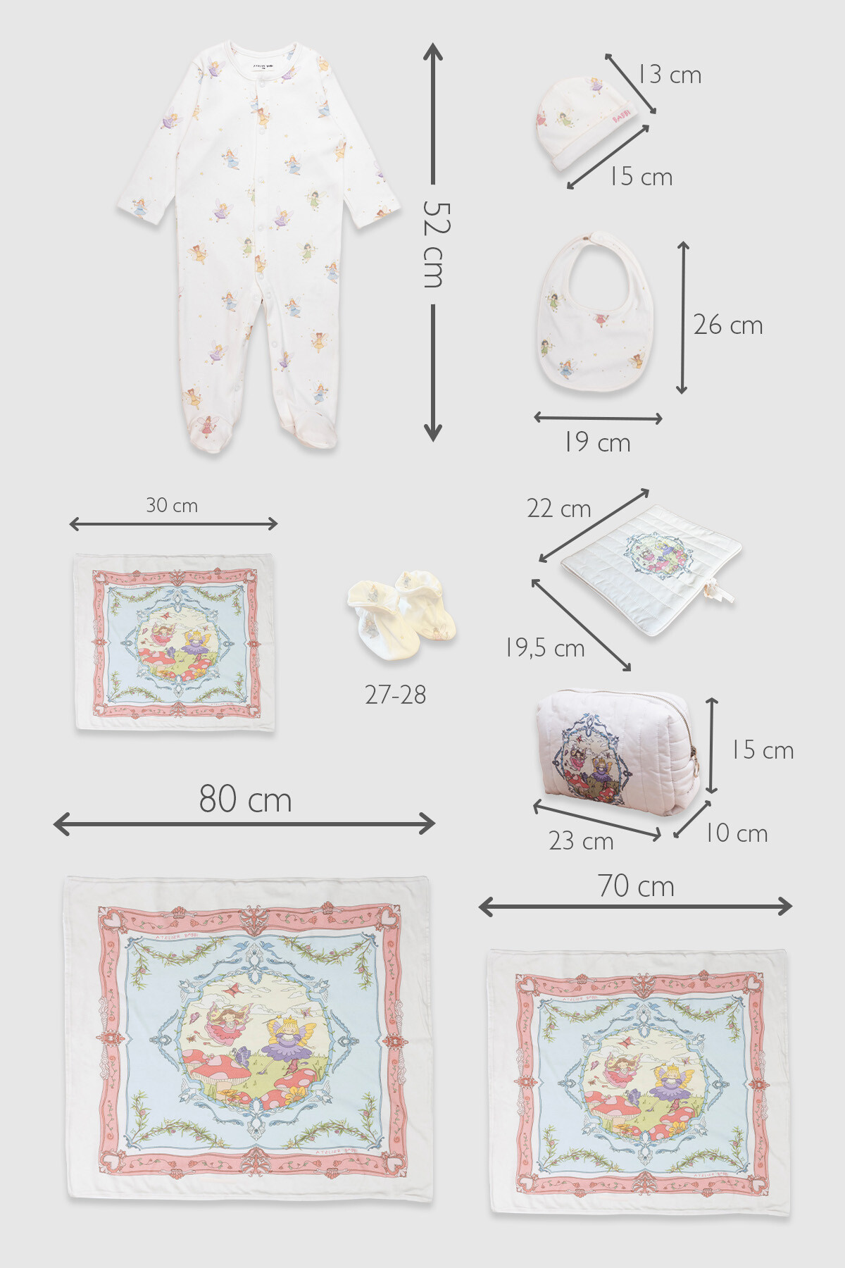 Newborn Set (9 Piece) - Fairytale