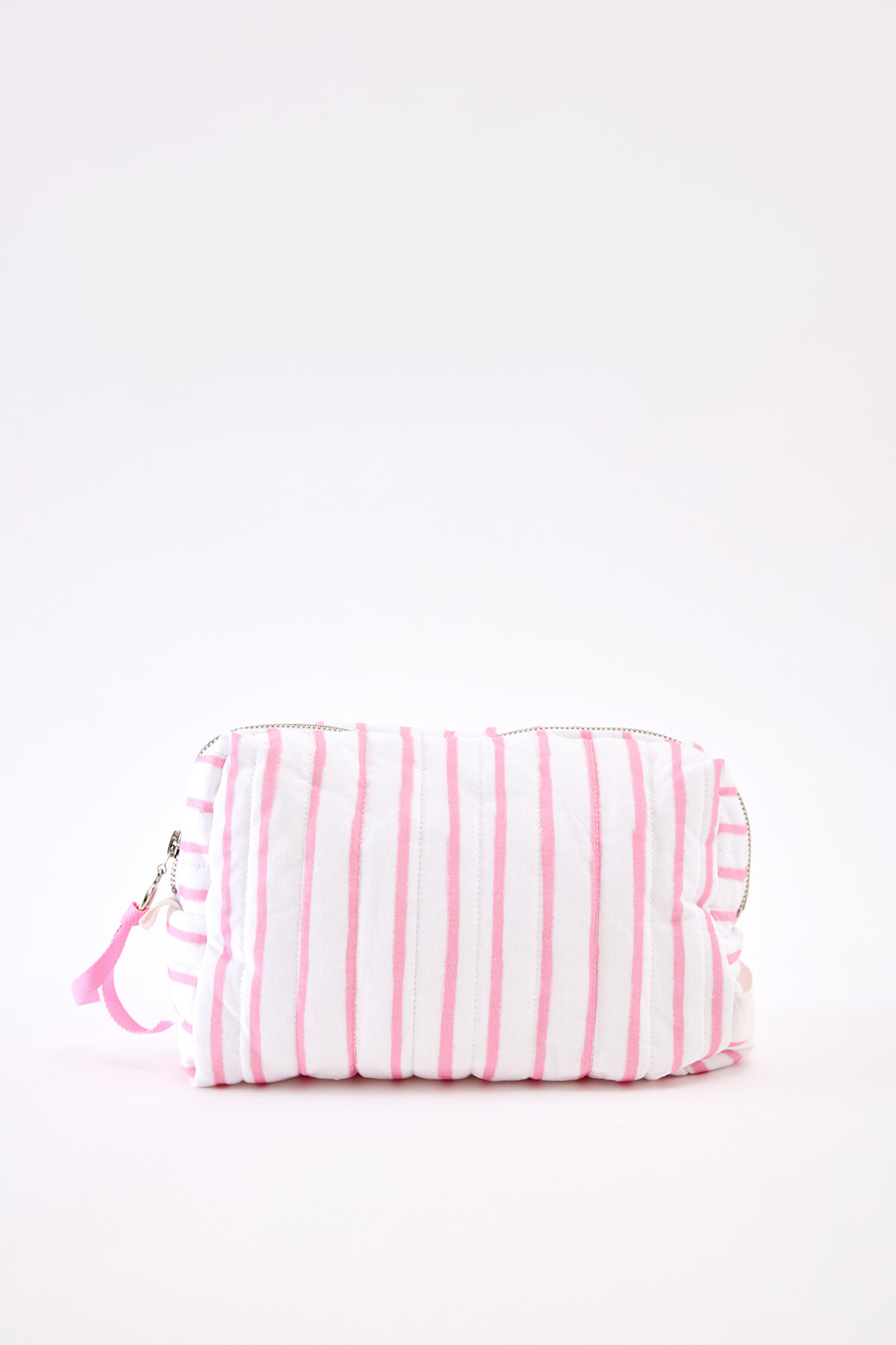 Bebek Bakım Çantası - Pembe Çizgili