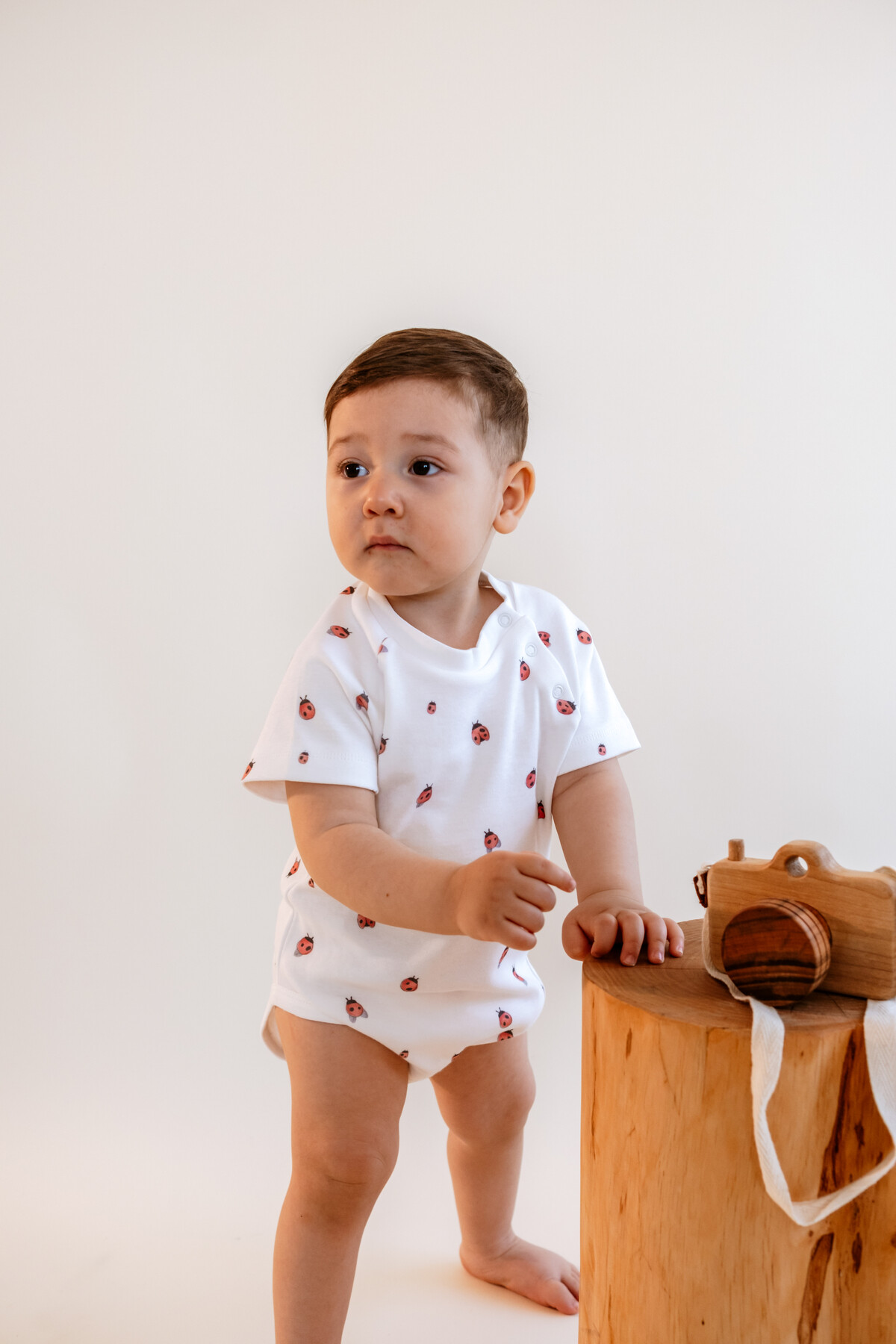 Bebek Body - Uğur Böceği Desenli