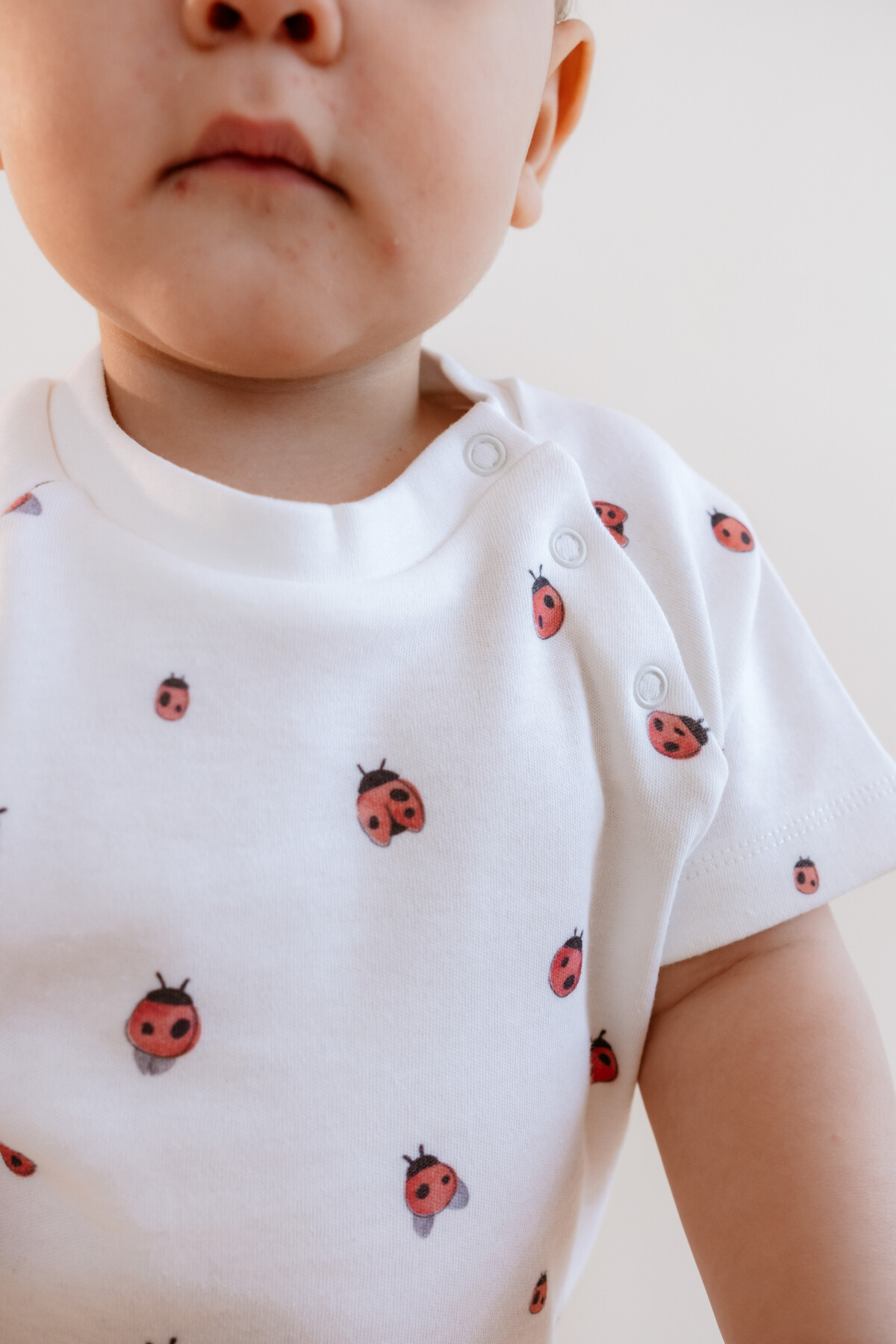 Bebek Body - Uğur Böceği Desenli