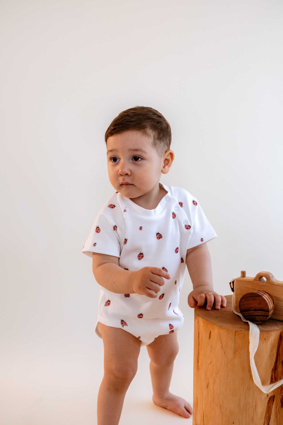 Bebek Body - Uğur Böceği Desenli