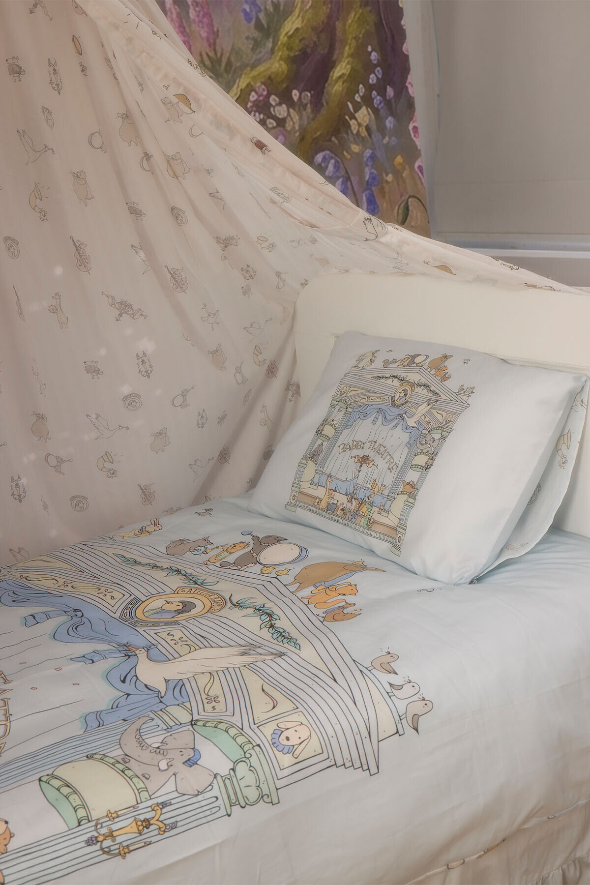 BABY/CHILD DUVET COVER SET - THEATRE / BLUE