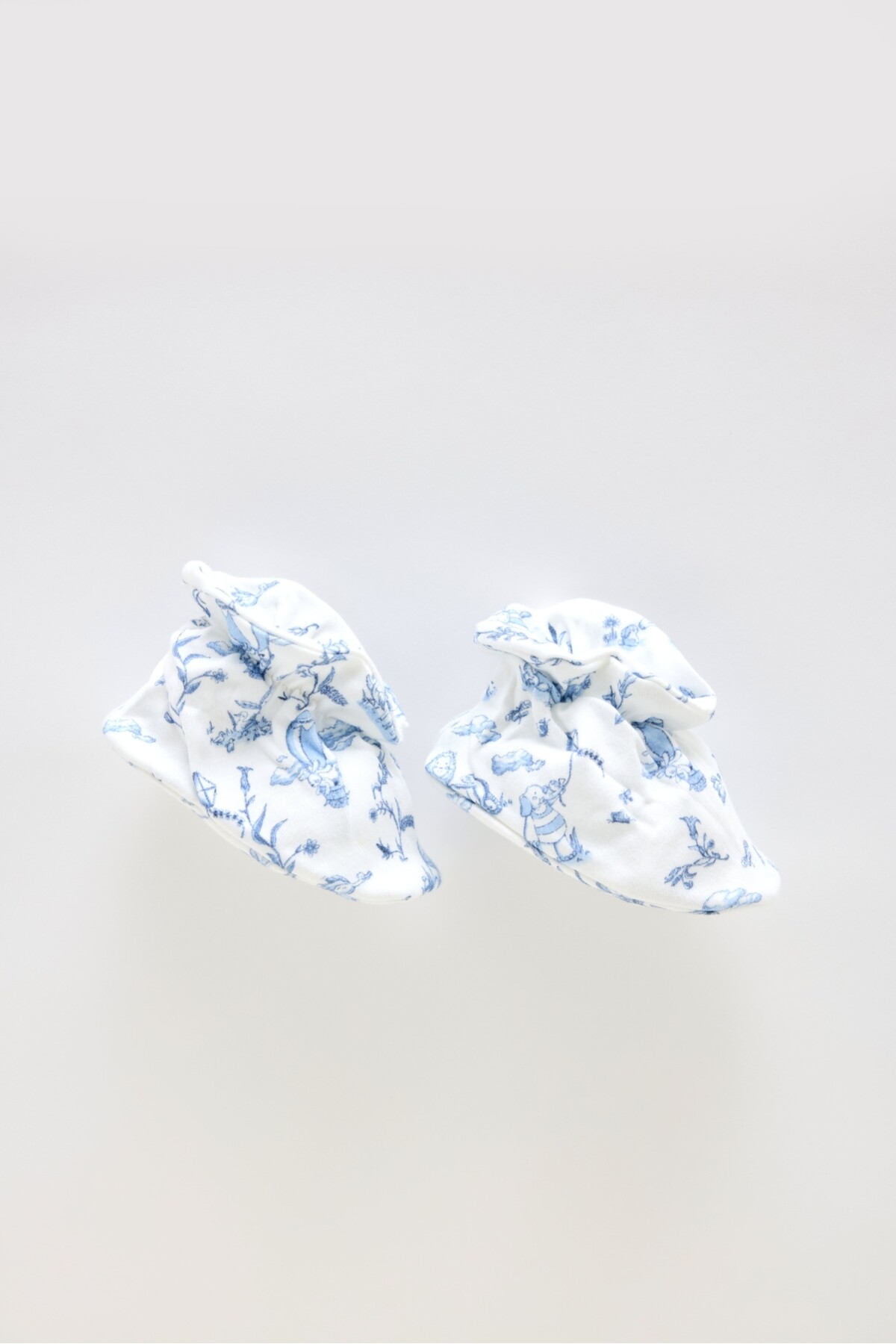 Bebek Patiği - Toile De Jouy / Mavi