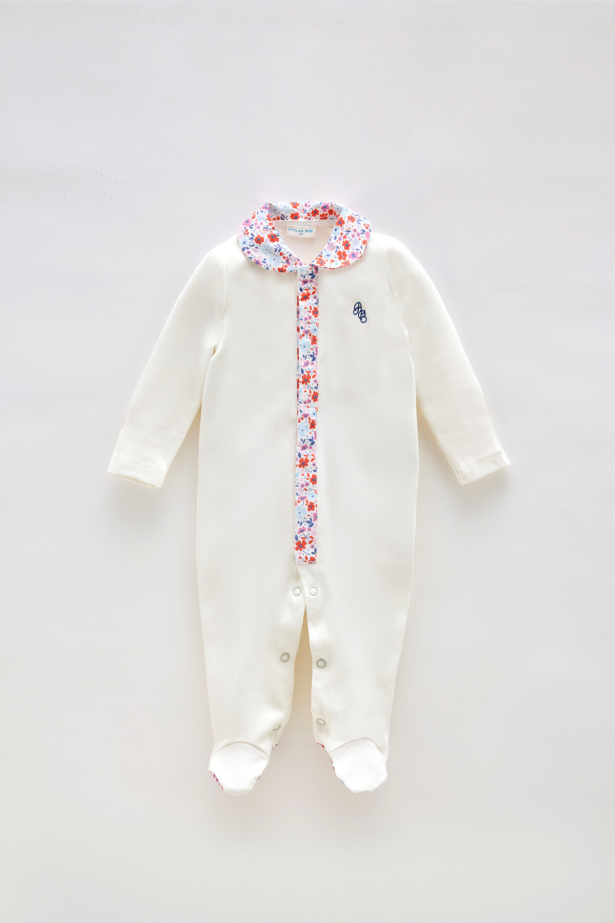 Bebek Tulum - Minik Çiçekler / Kırmızı