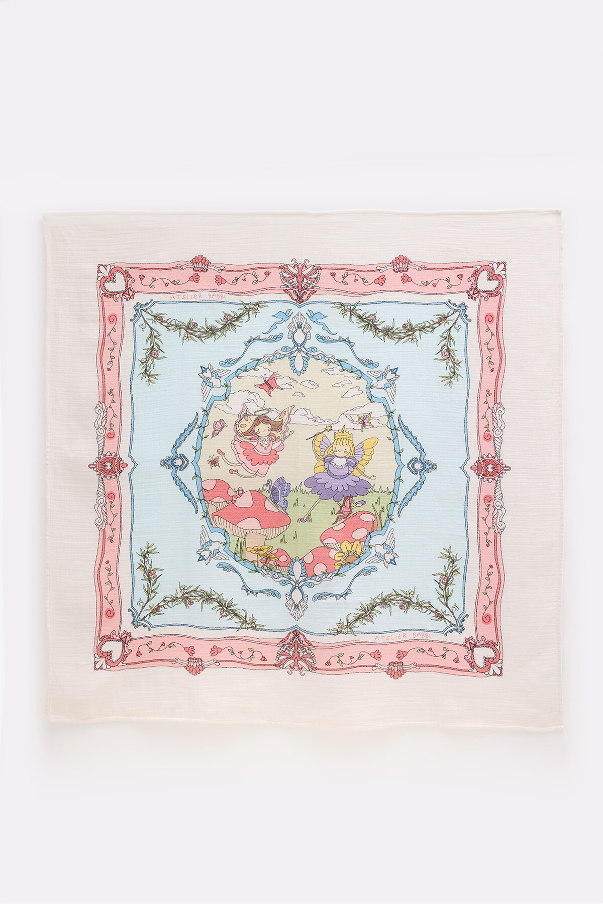 Çift Katlı Müslin Bebek Örtüsü - Peri Masalı