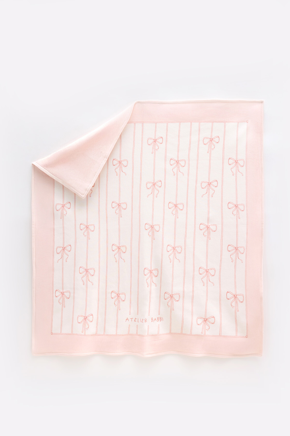 Double Sided Blanket - Ribbon / Pink