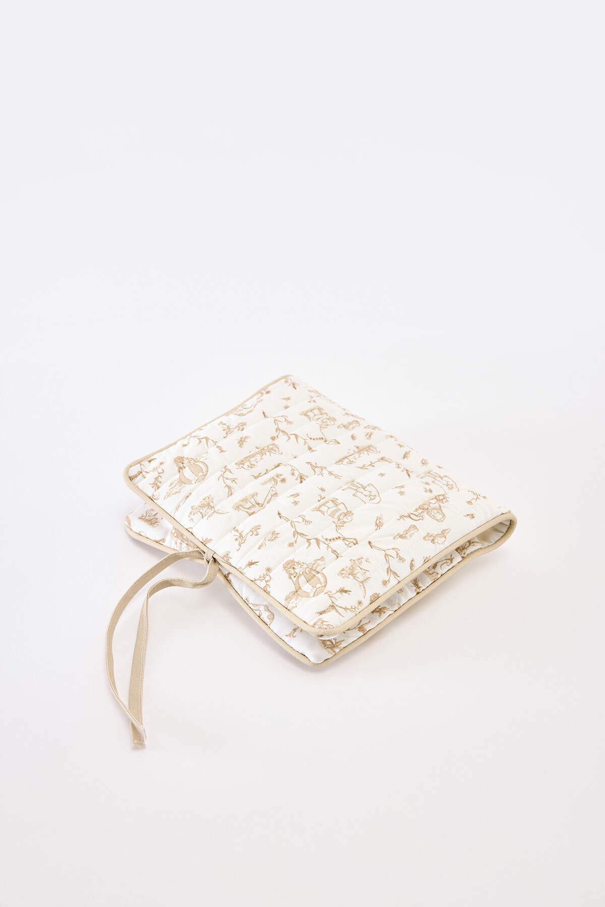 Wet Wipes & Diaper Bag  - Toile De Jouy / Beige