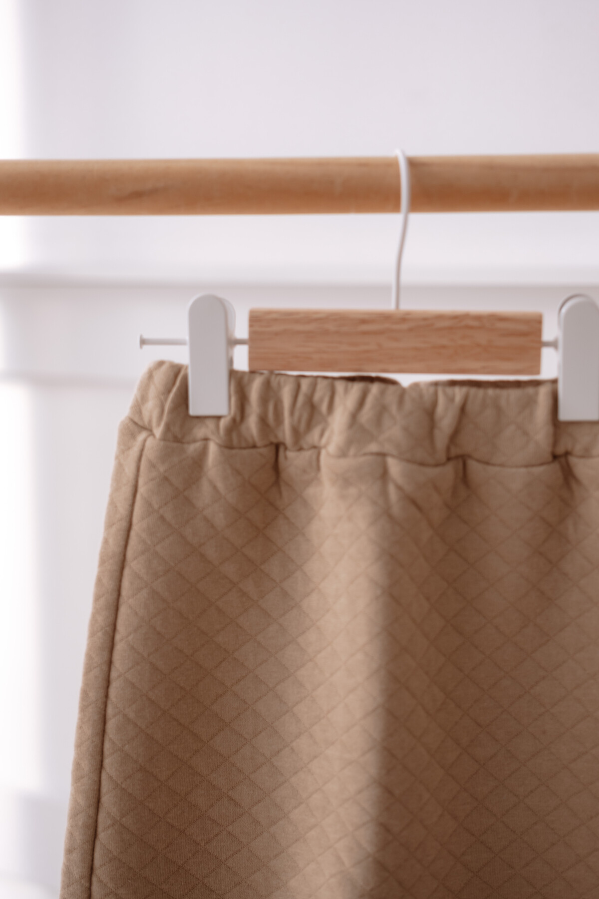 Quilted Baby Pants - Beige