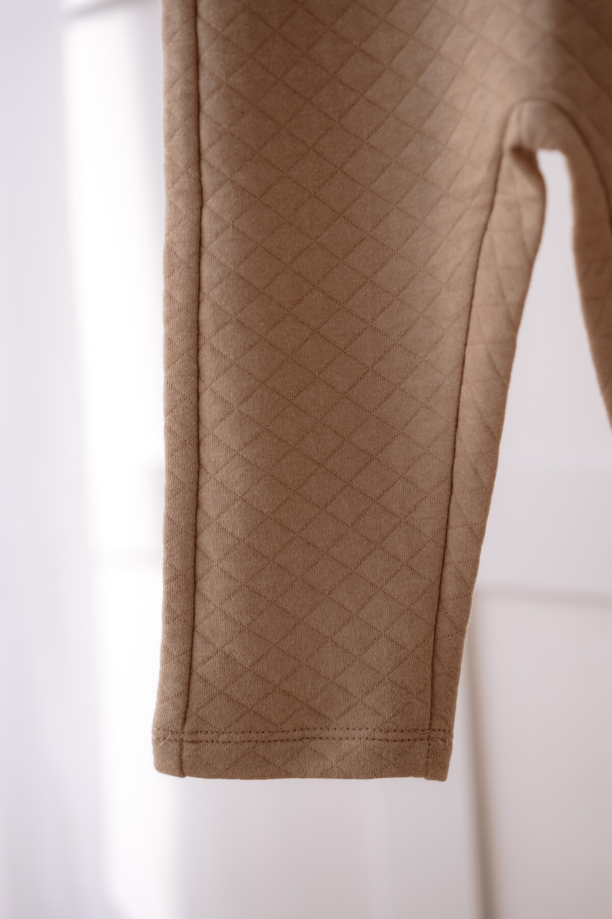 Quilted Baby Pants - Beige