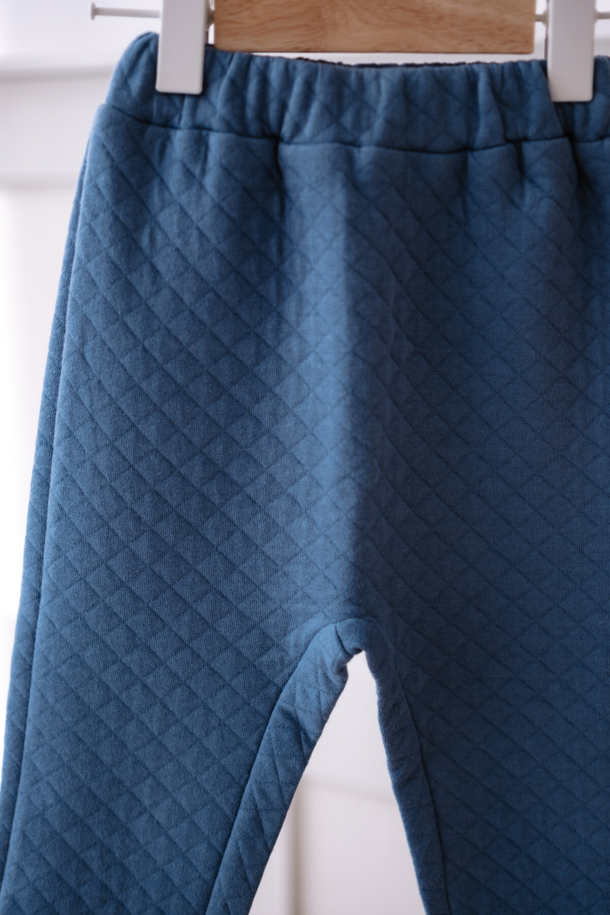 Quilted Baby Pants - Indigo