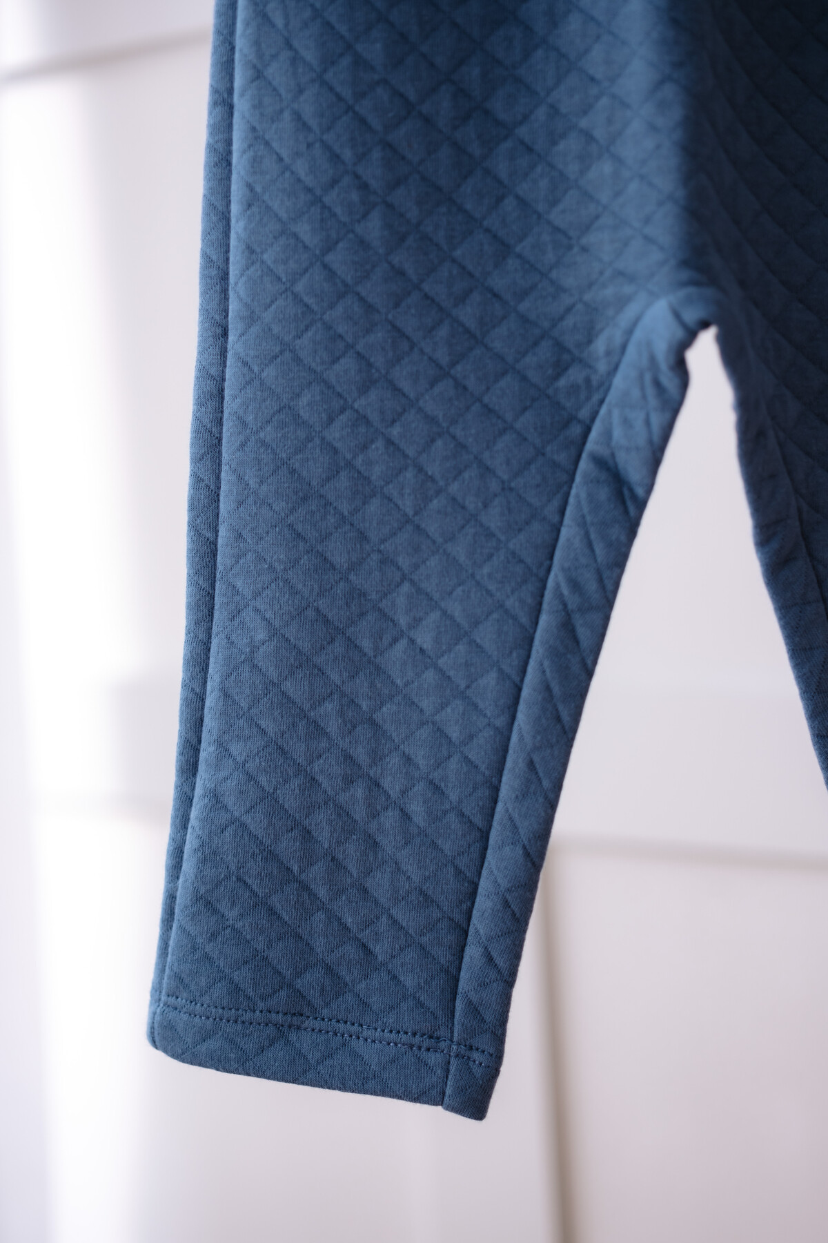 Quilted Baby Pants - Indigo
